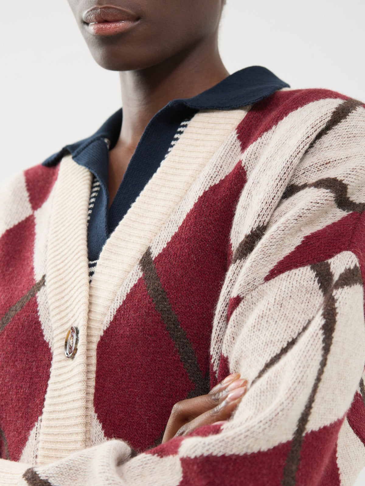 Wool Blend Harleigh Knitted Cardigan