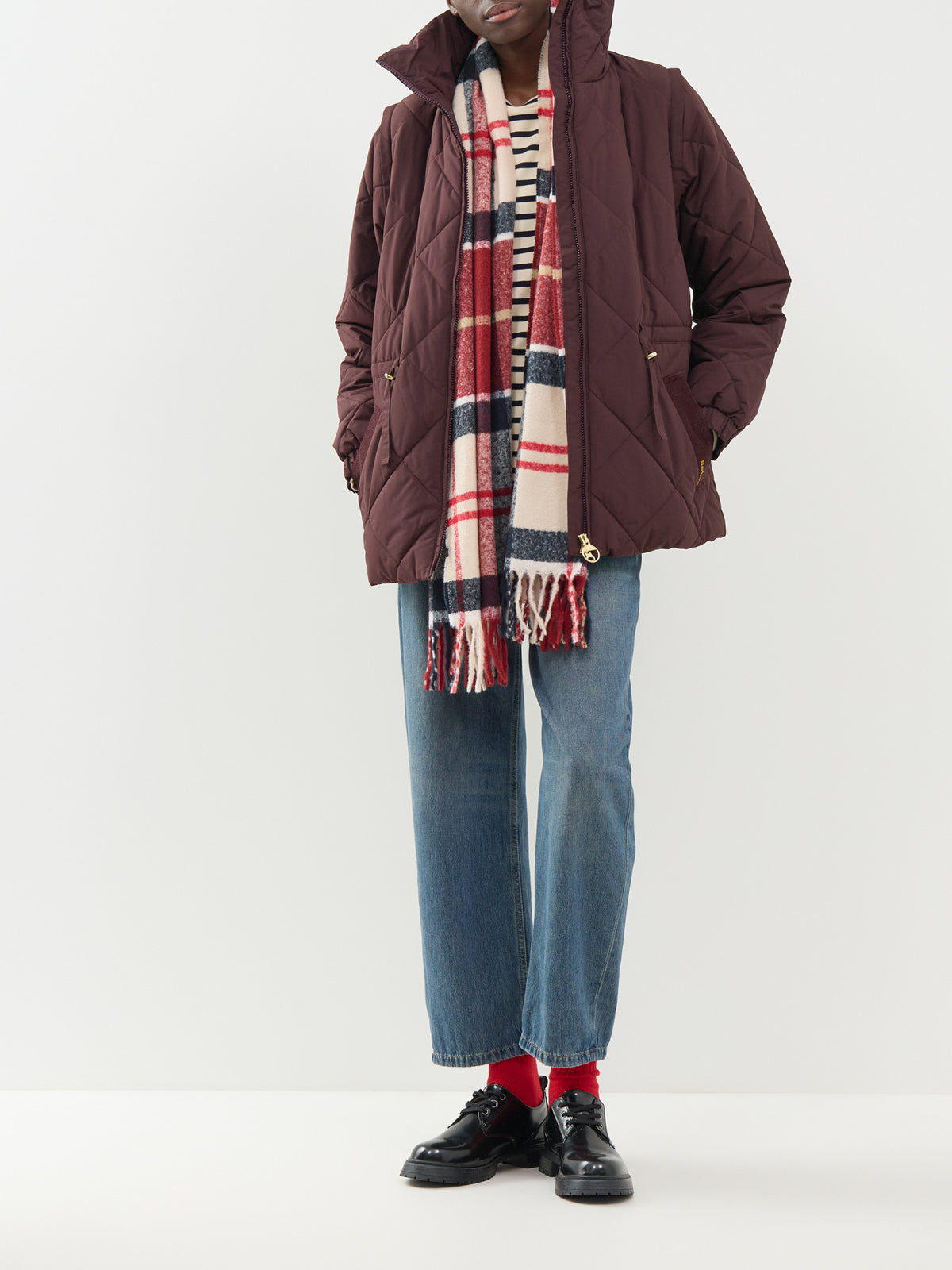 Tanfield Puffer Jacket - Fig / Muted