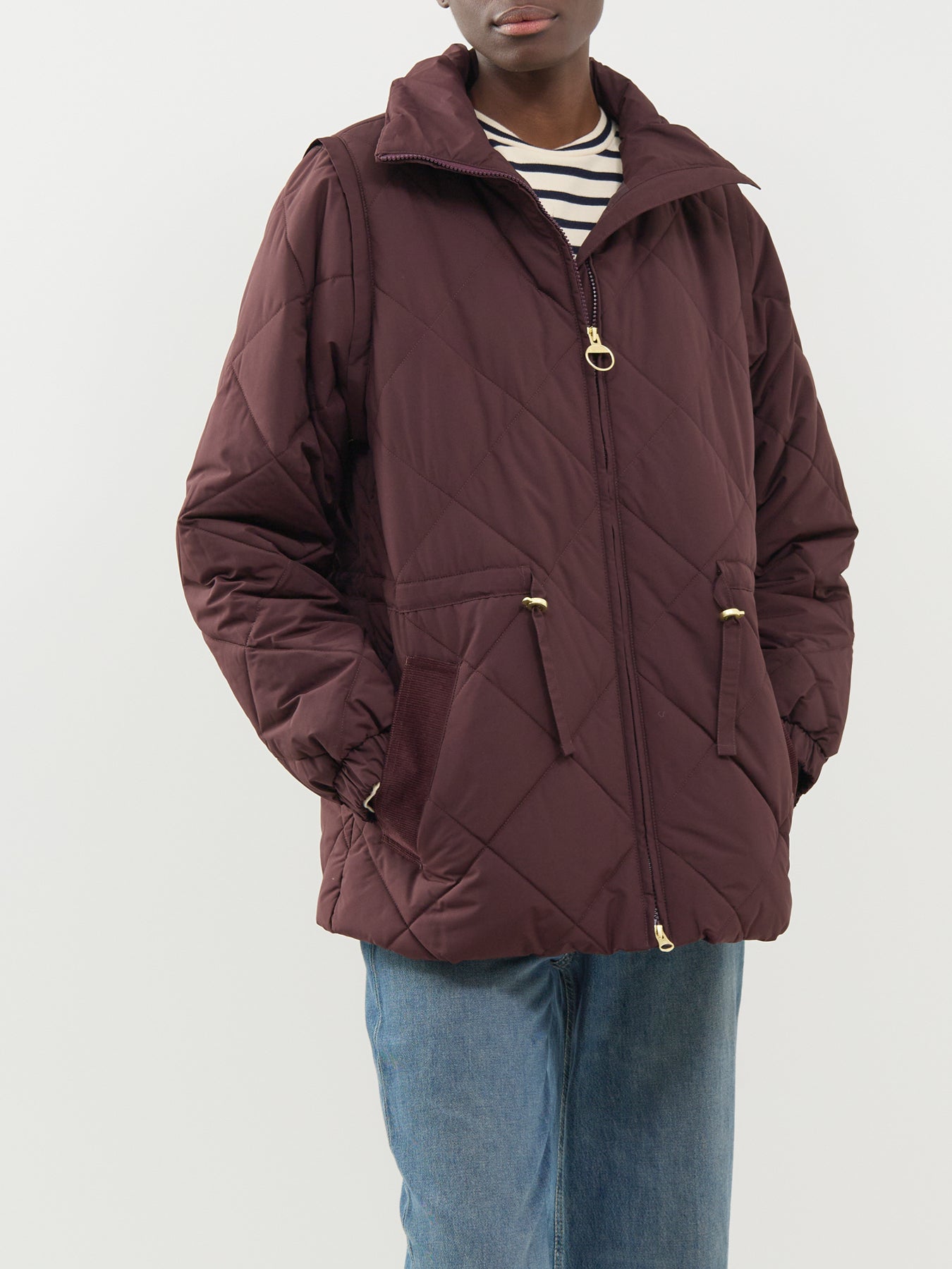 Tanfield Puffer Jacket - Fig / Muted