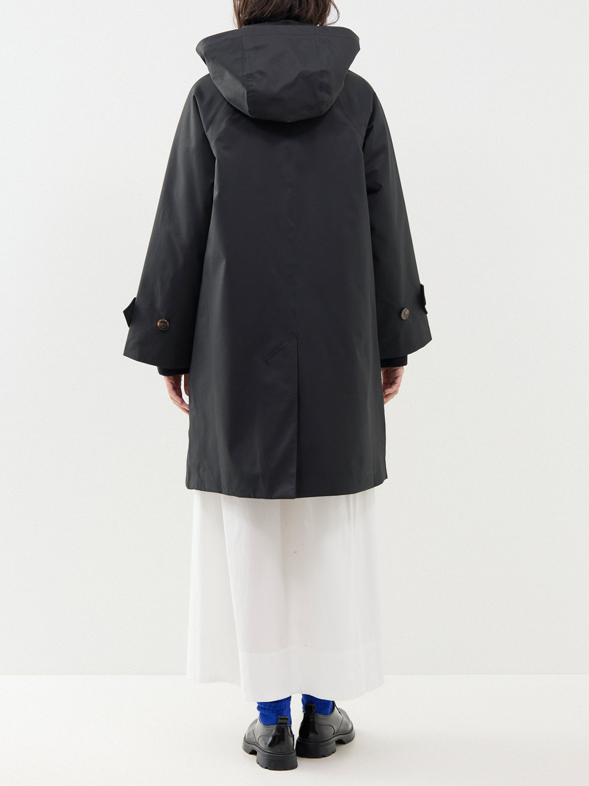 Harleigh Waterproof Cotton Blend Jacket – Black