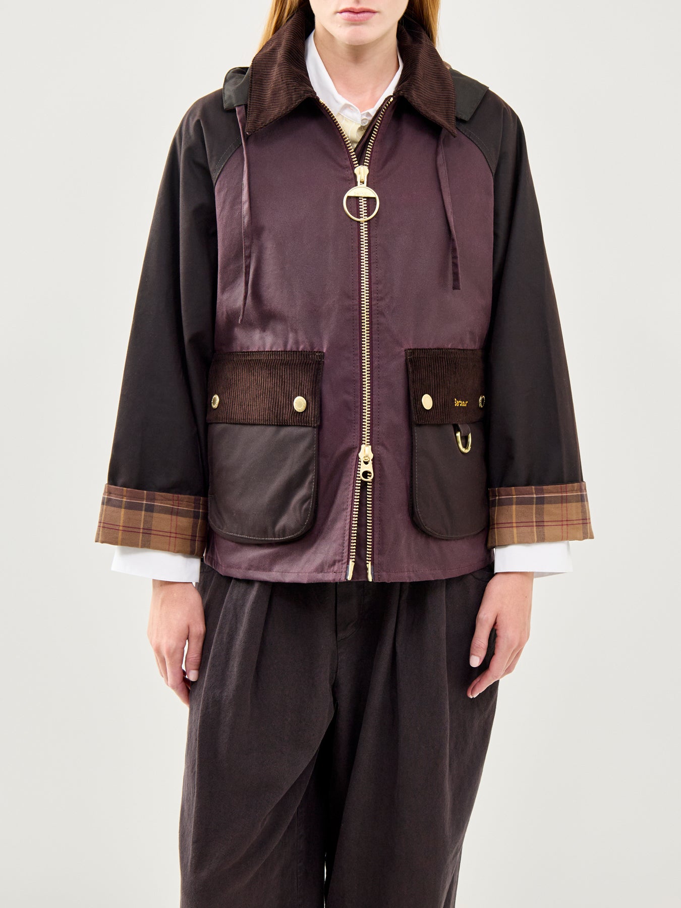 Barbour Carville Wax Jacket Rustic