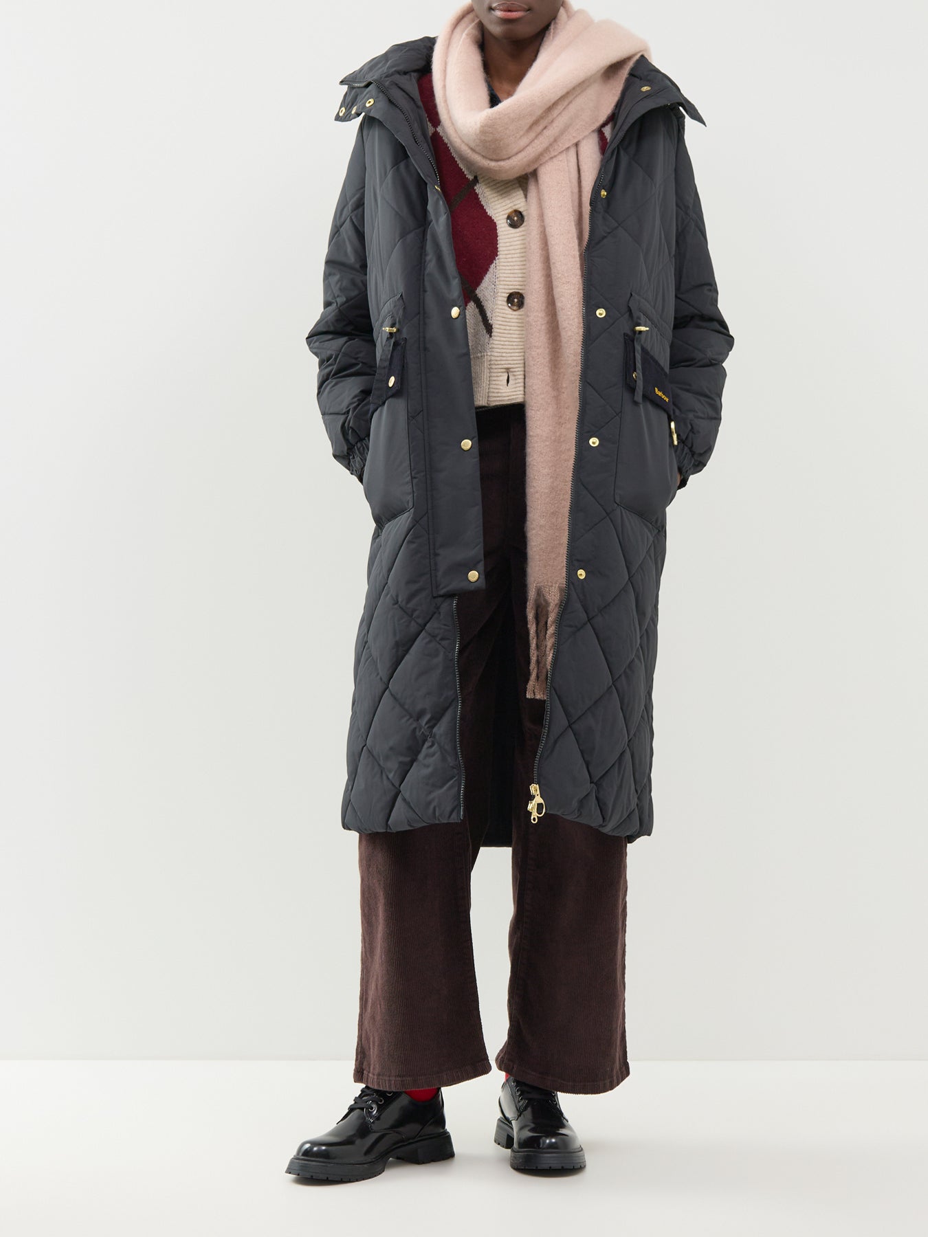 Alverstone Puffer Jacket - Black / Ancient