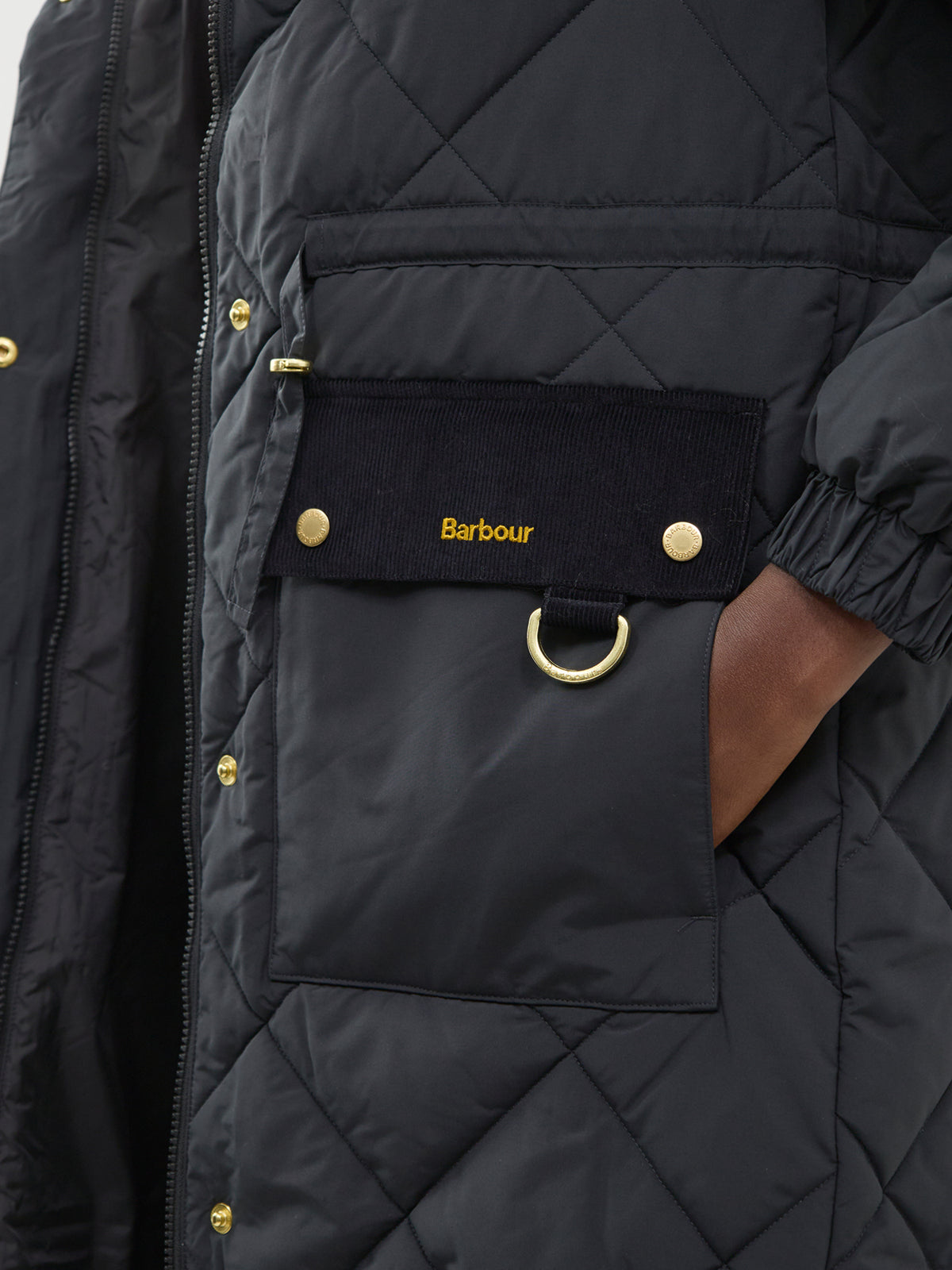 Alverstone Puffer Jacket - Black / Ancient