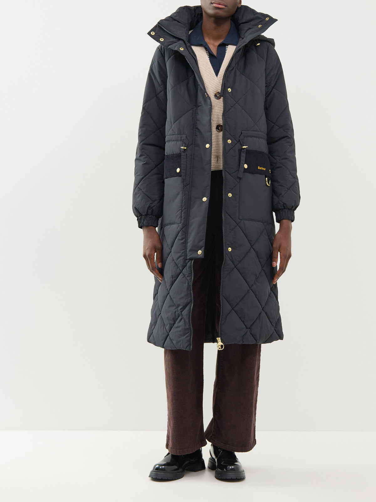 Alverstone Puffer Jacket - Black / Ancient