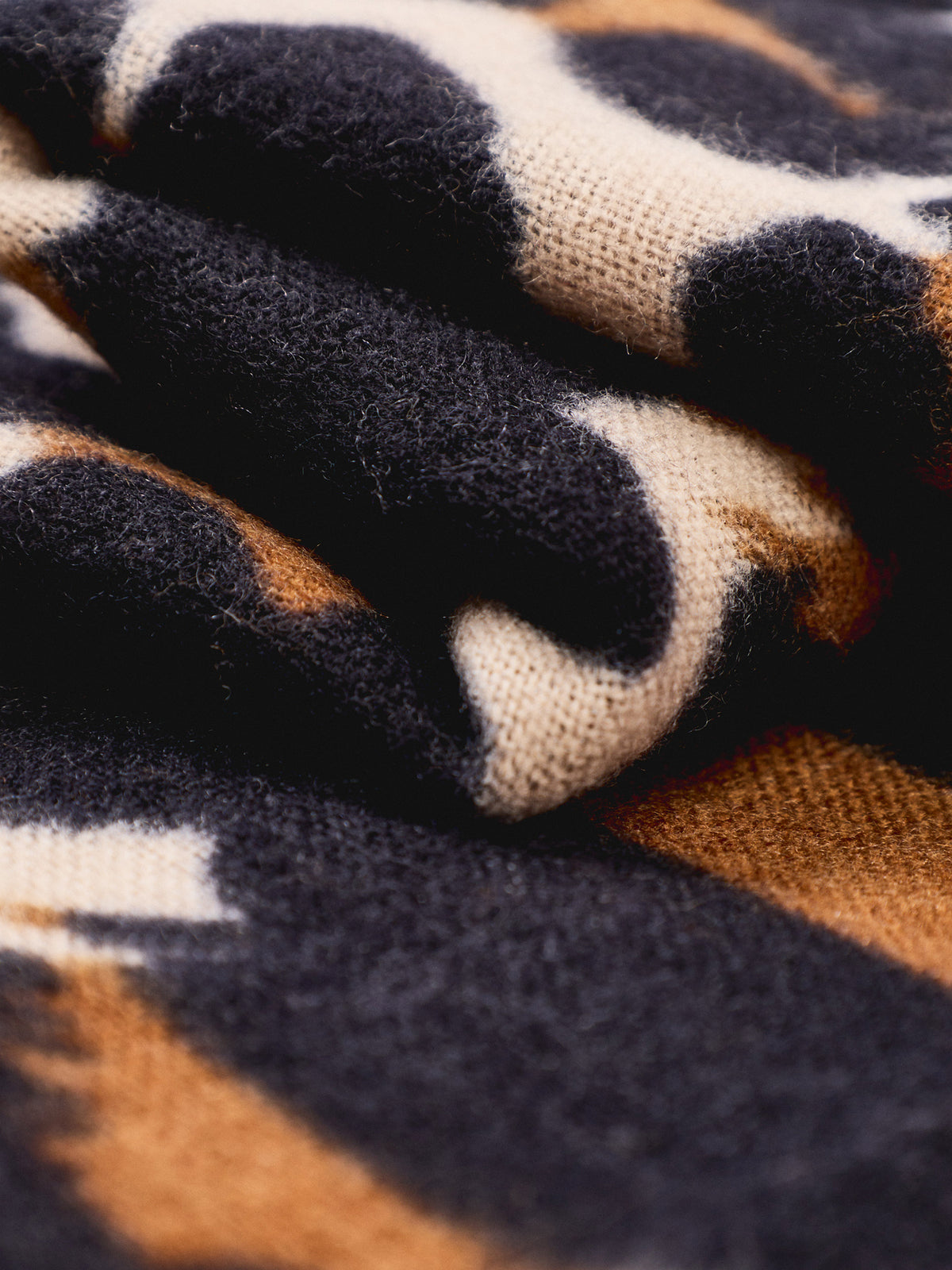 Cleo Scarf - Black / Brown