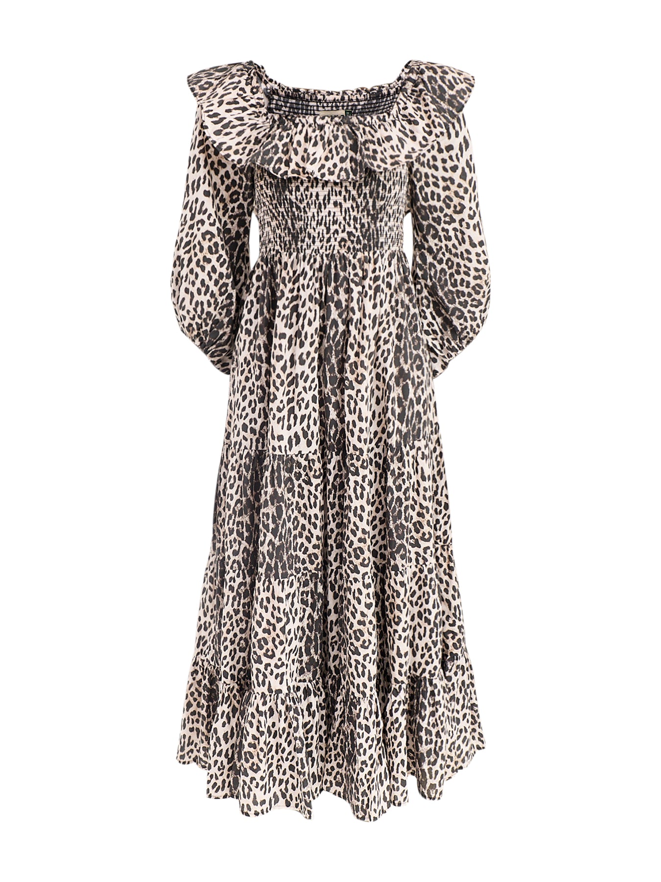 Gabriel Leopard Midi Dress Multi
