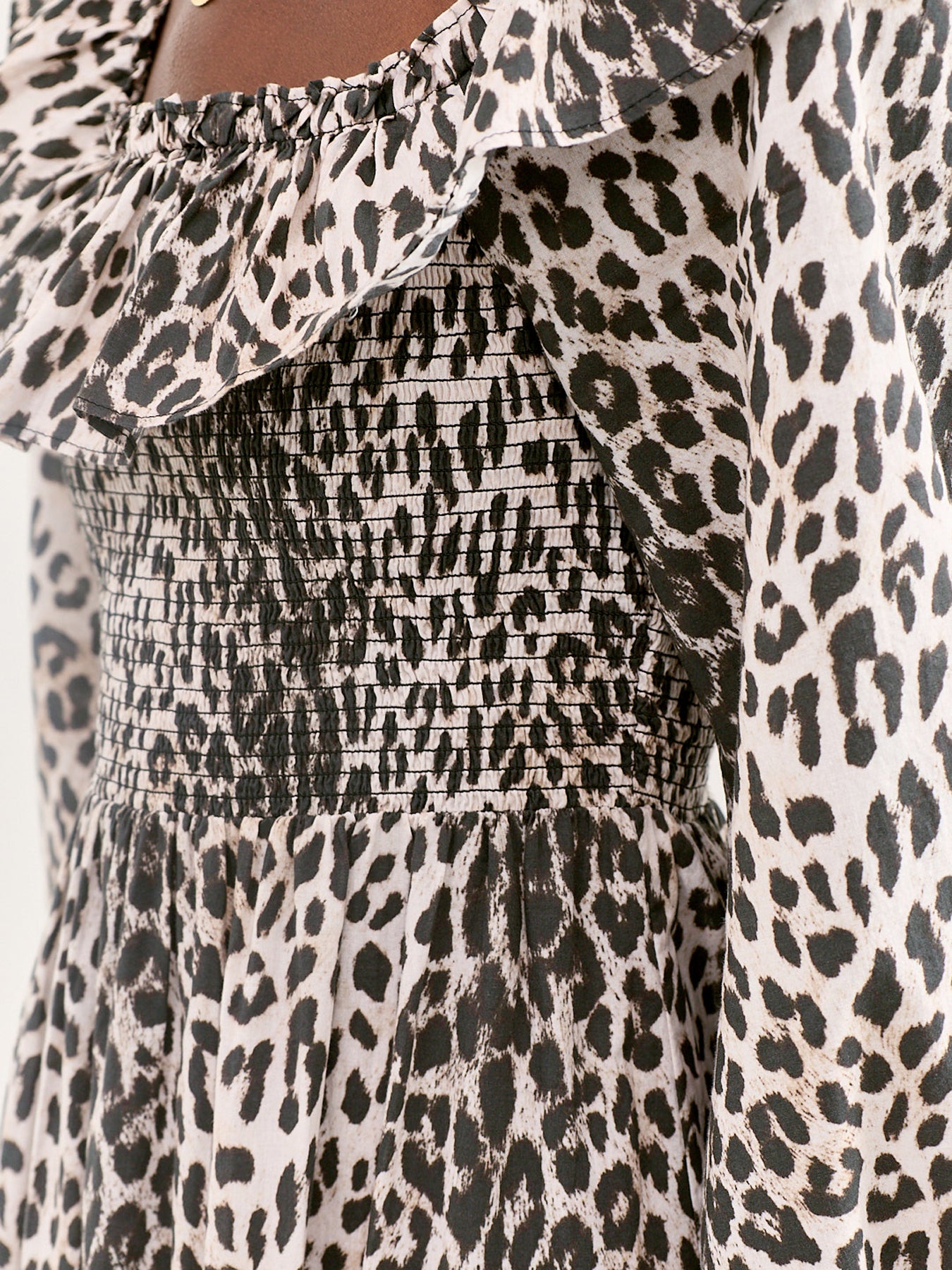 Gabriel Leopard Midi Dress Multi