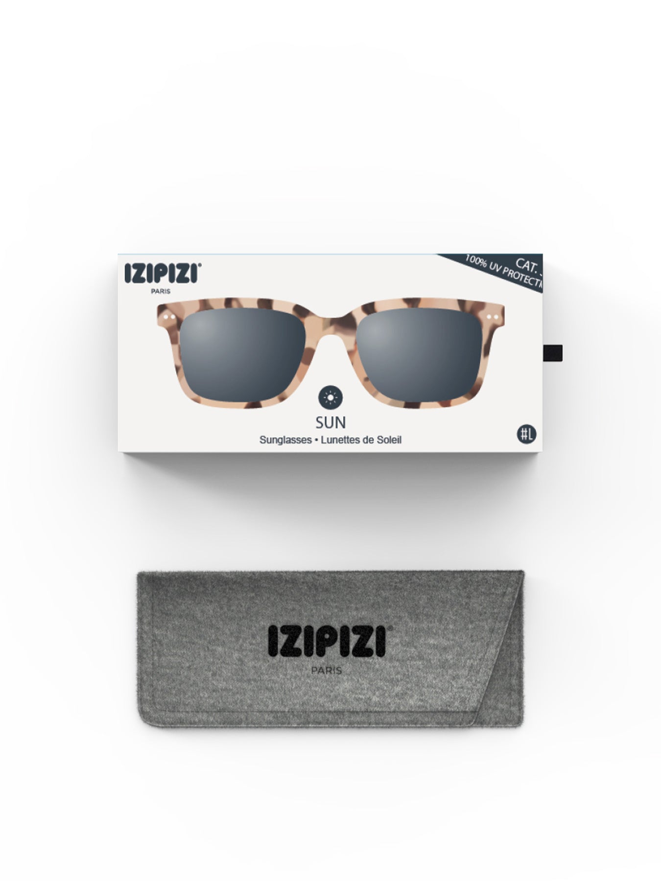 #L Square Sunglasses Light Tortoise