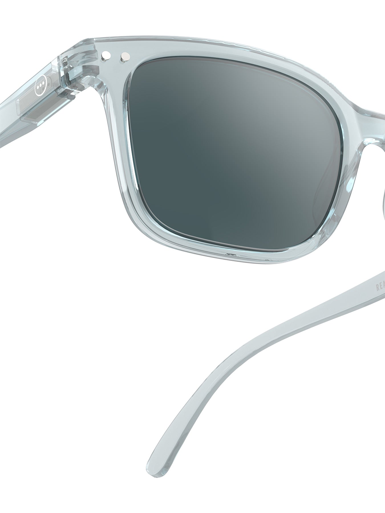 #L Square Sunglasses Frozen Blue
