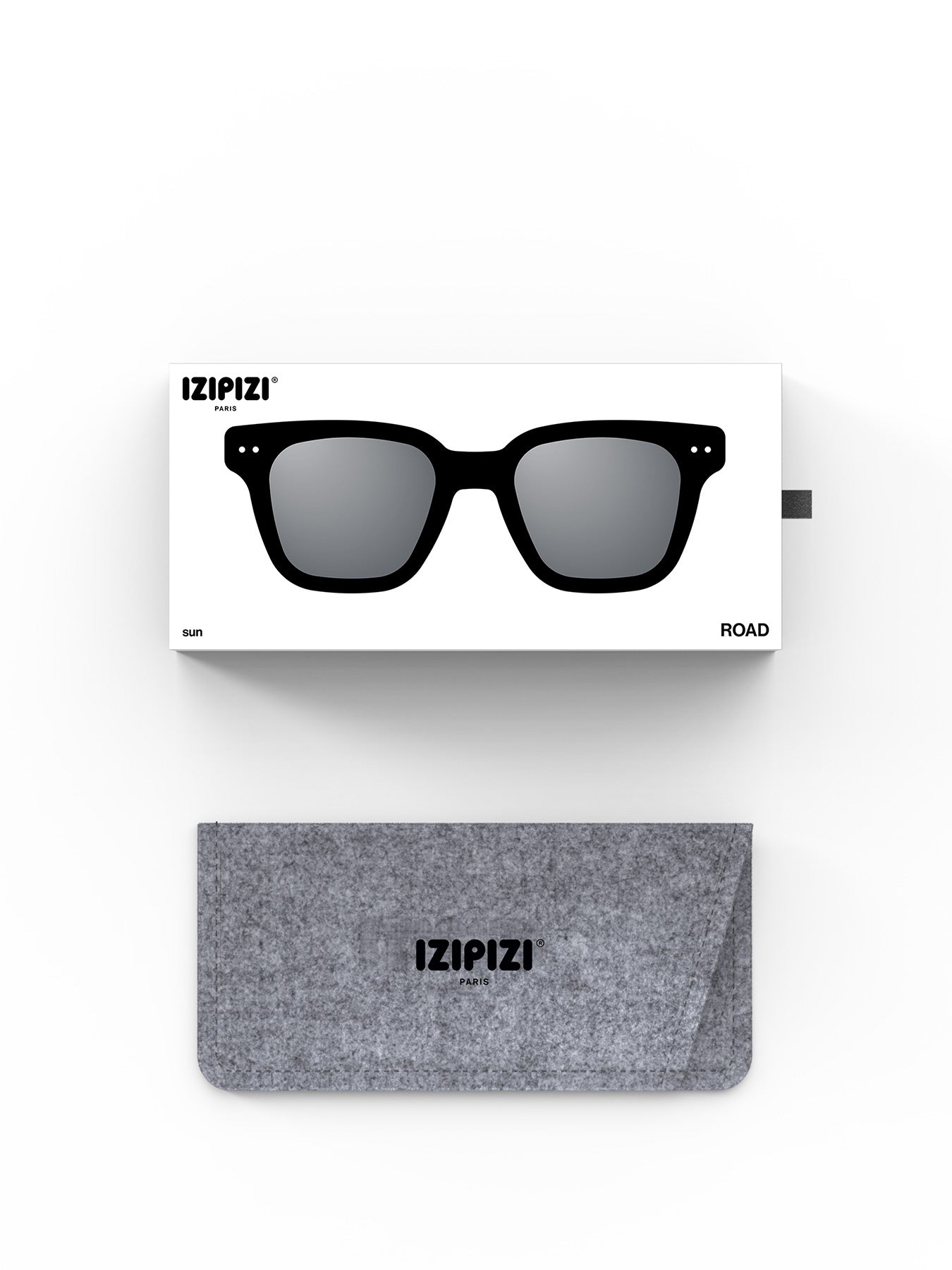 Sun Road Rectangle Sunglasses Black