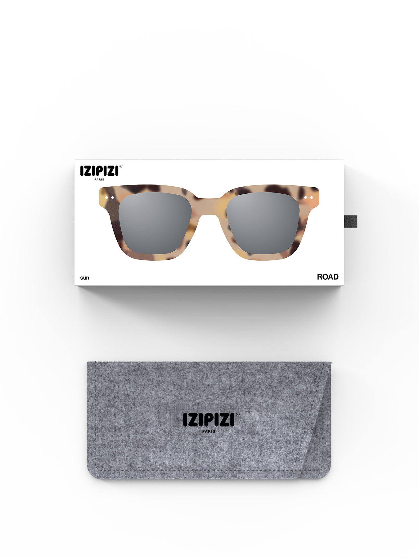 Sun Road Rectangle Sunglasses Light Tortoise