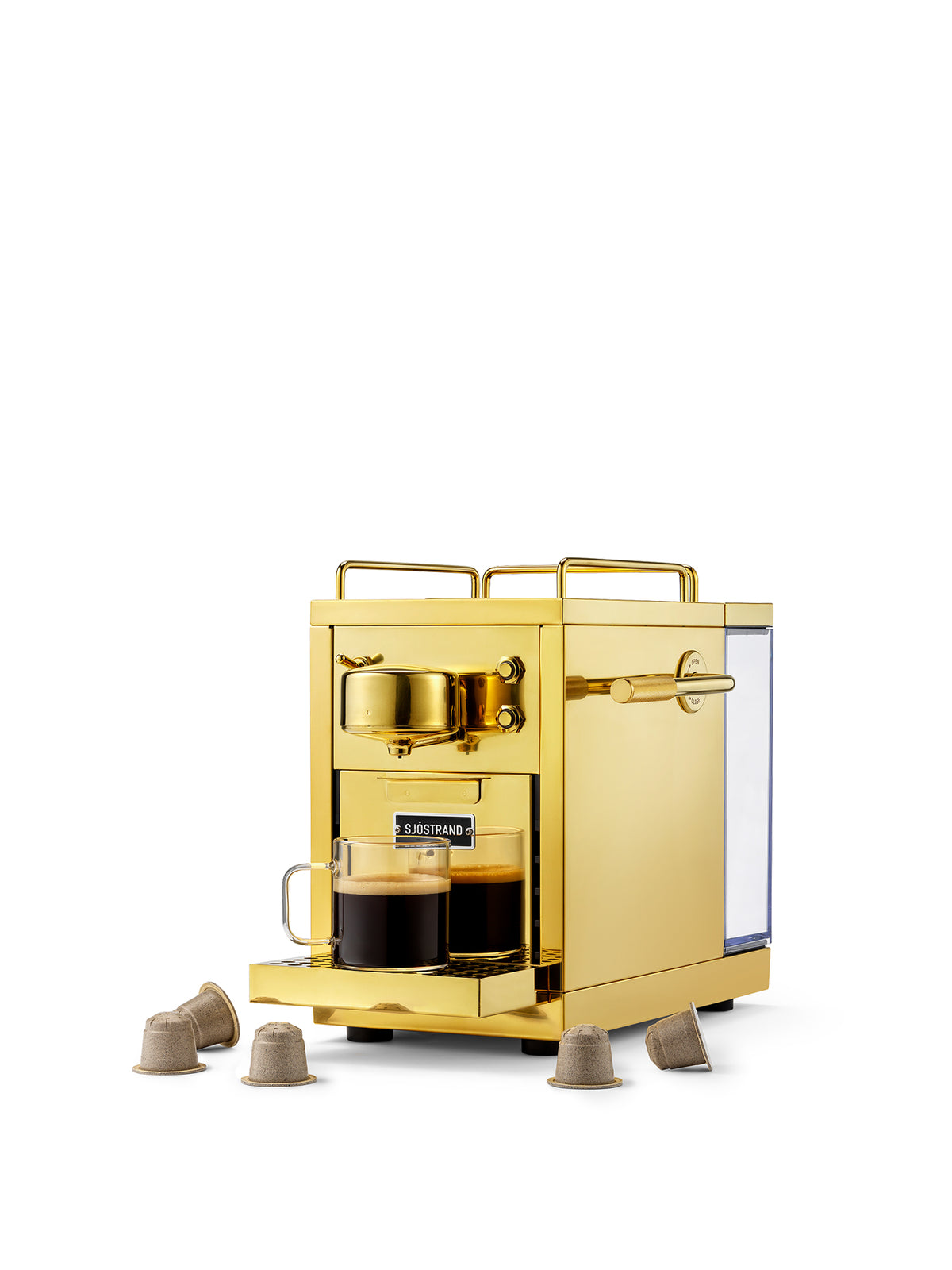 The Original 2.0 Capsule Coffee Machine Brass