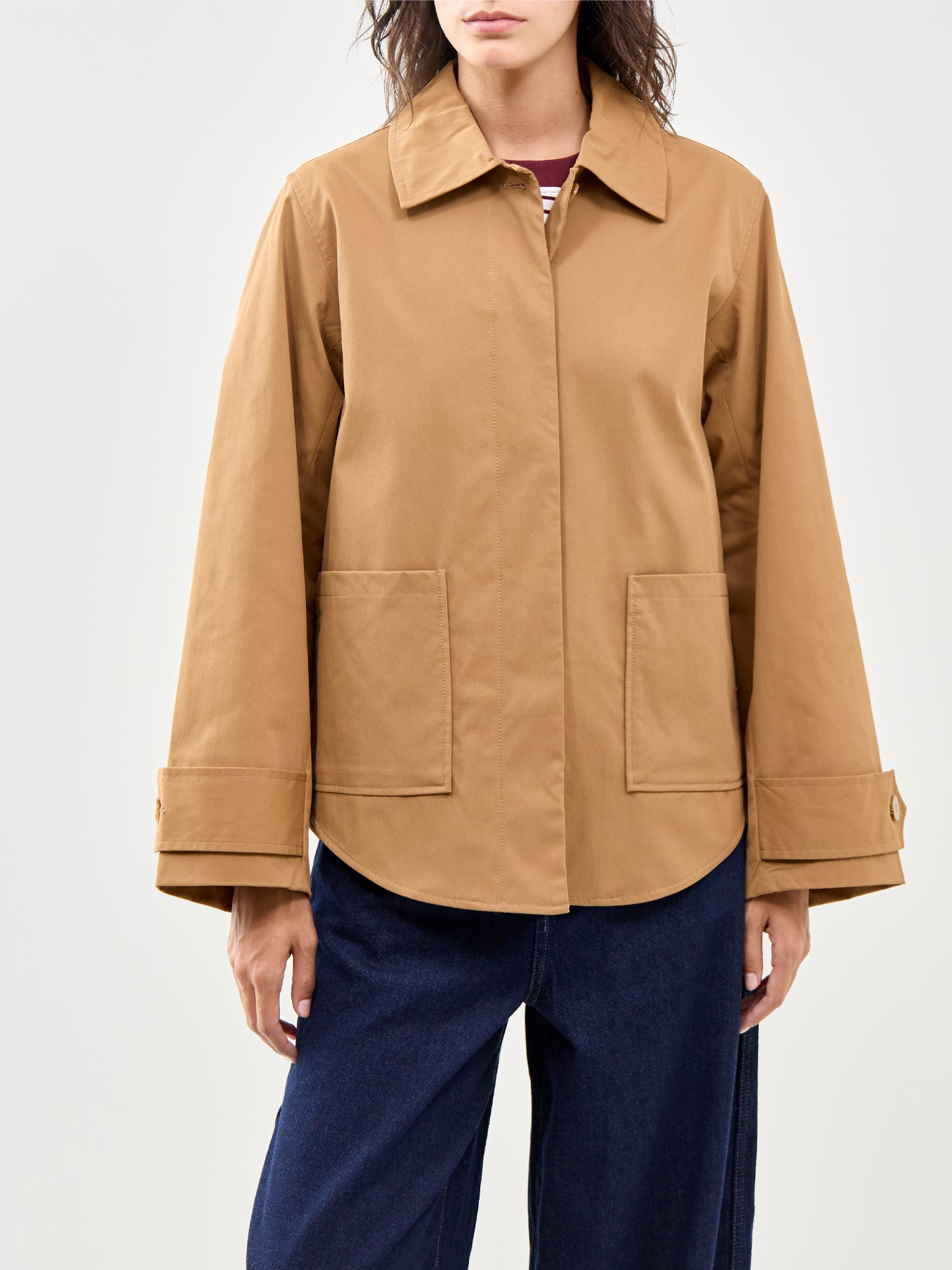 Orchid Life Shacket Brown