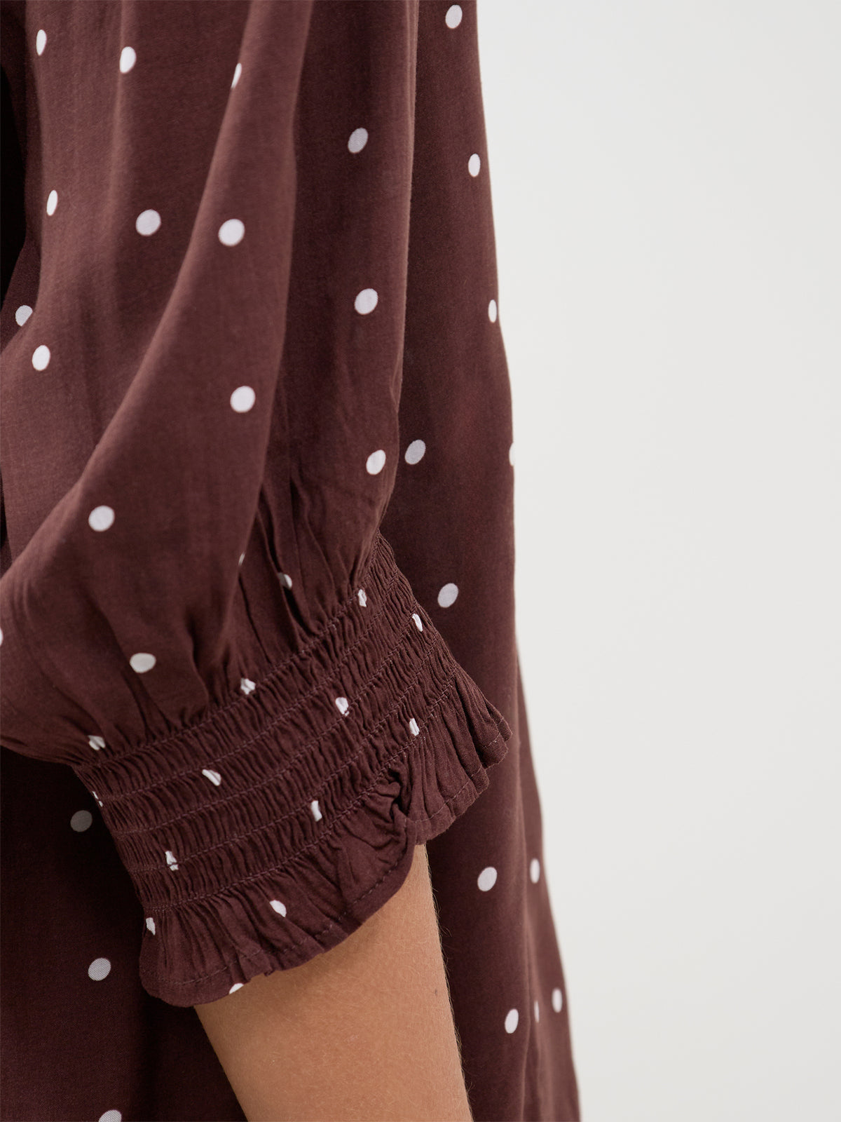Raya Three-Quarter Sleeve Blouse