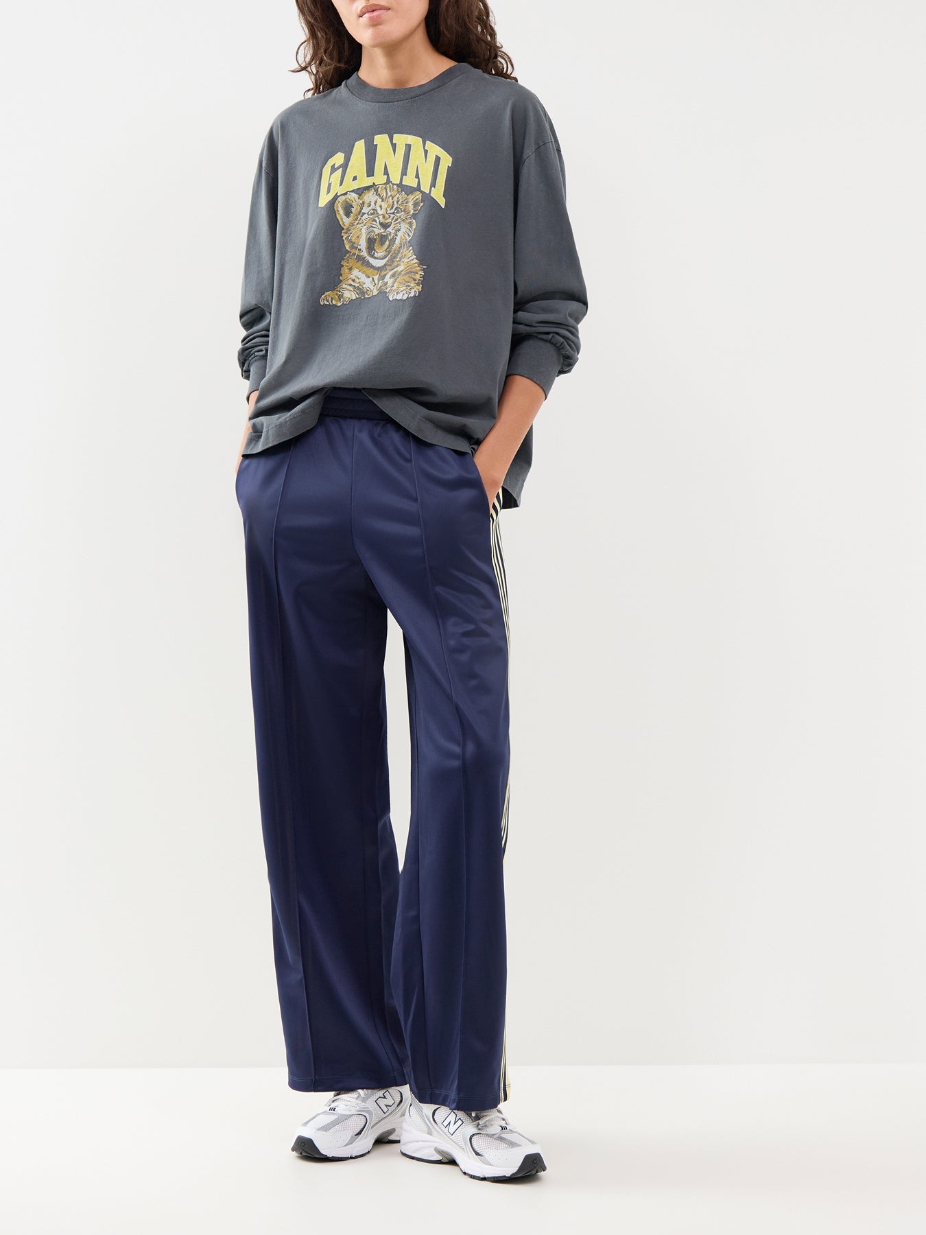Rox Straight Trousers Navy