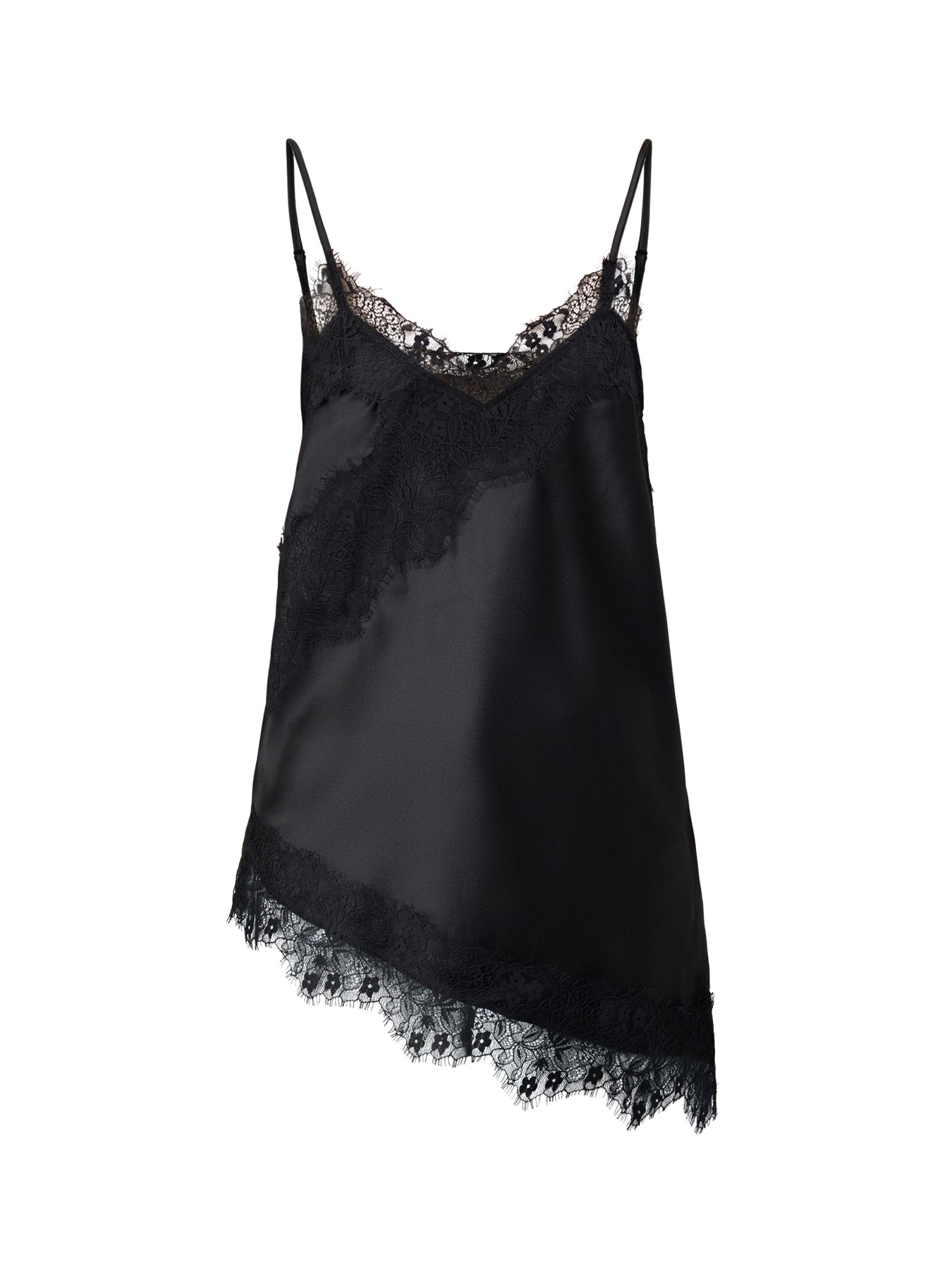 Indona Satin Lace Cami Top