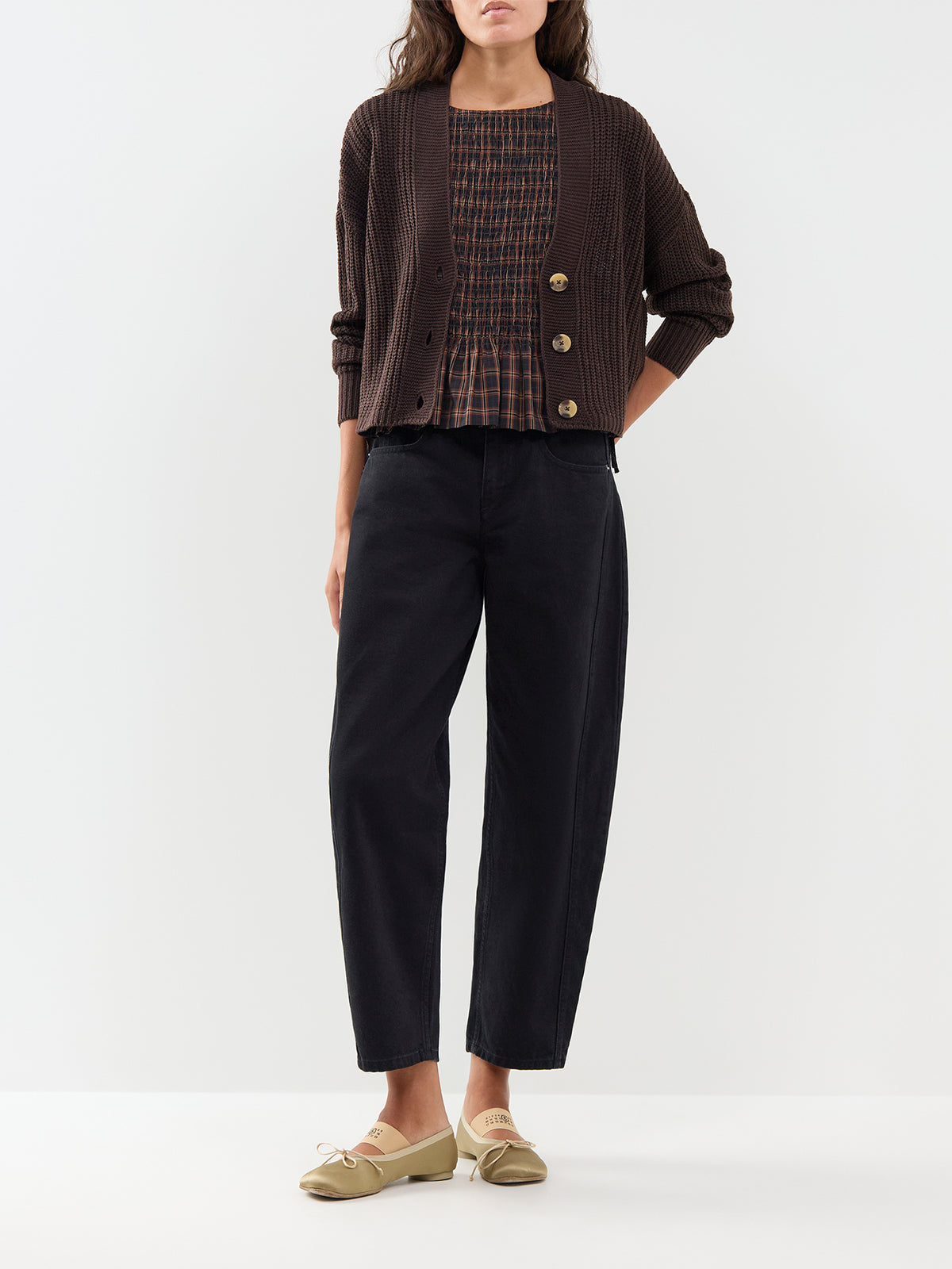 Carol Nice Cardigan Brown