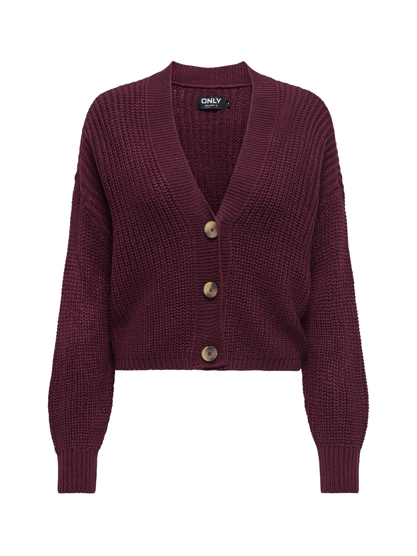 Carol Nice Cardigan Burgundy