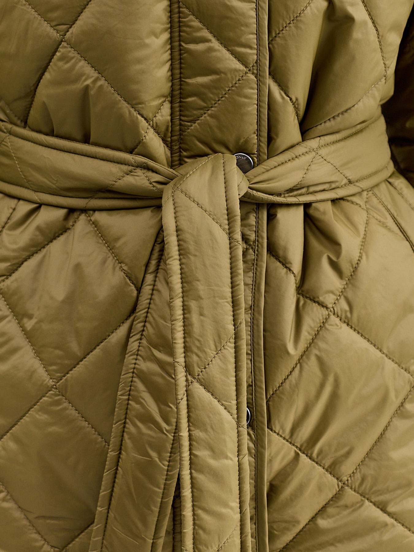 Tahia Cord Mix Quilted Jacket Green