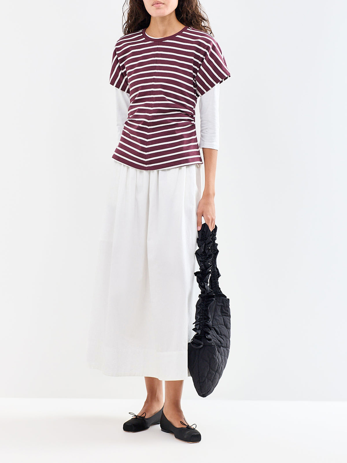 Marie Organic Cotton Stripe T-Shirt Multi