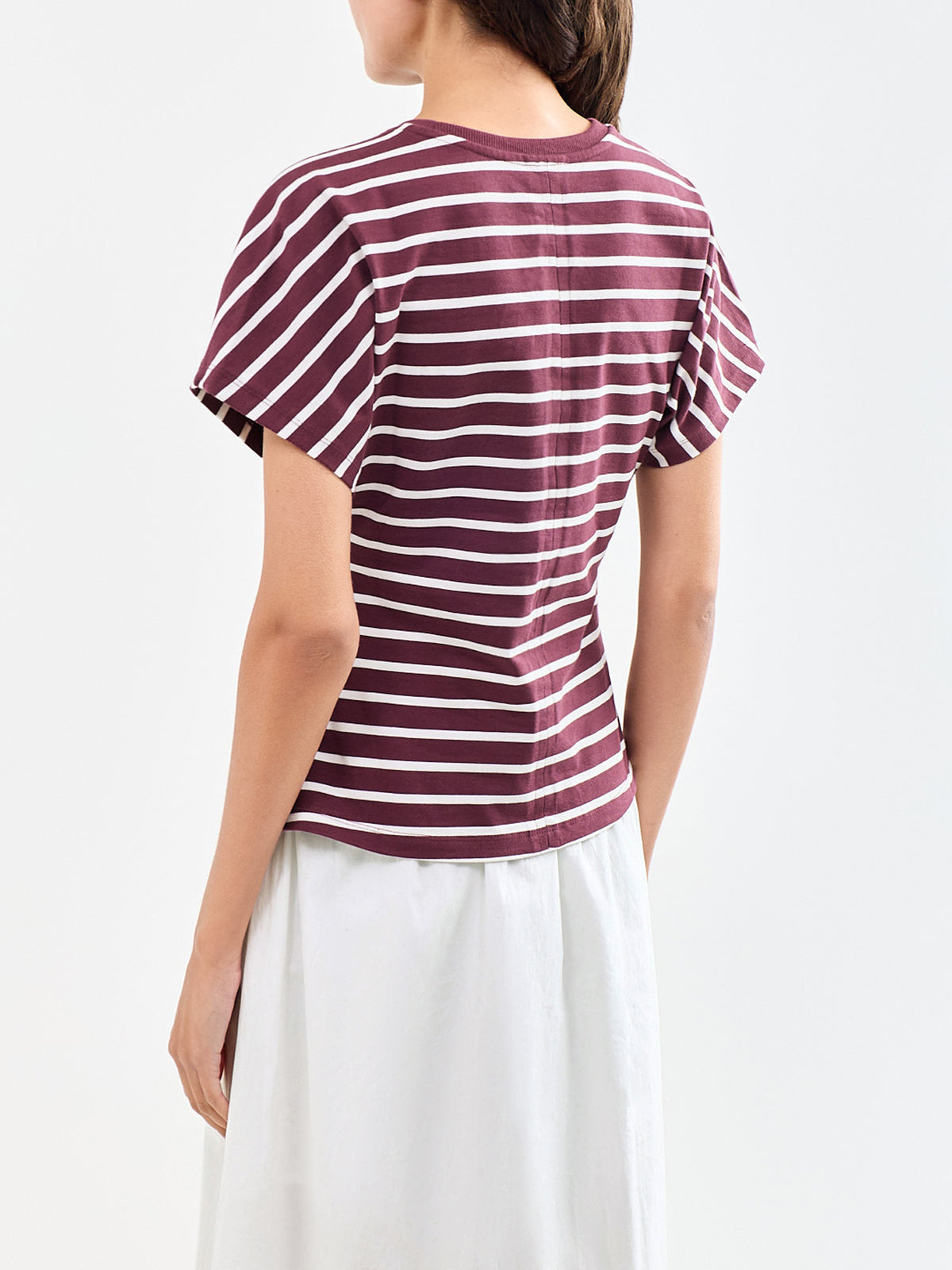 Marie Organic Cotton Stripe T-Shirt Multi