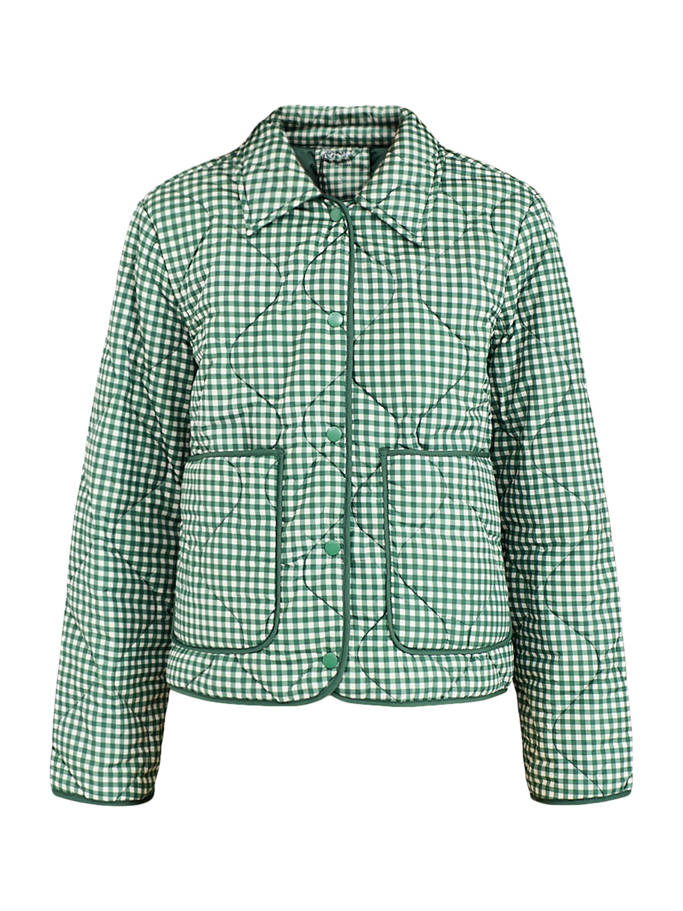 Checked Quilted Jacket