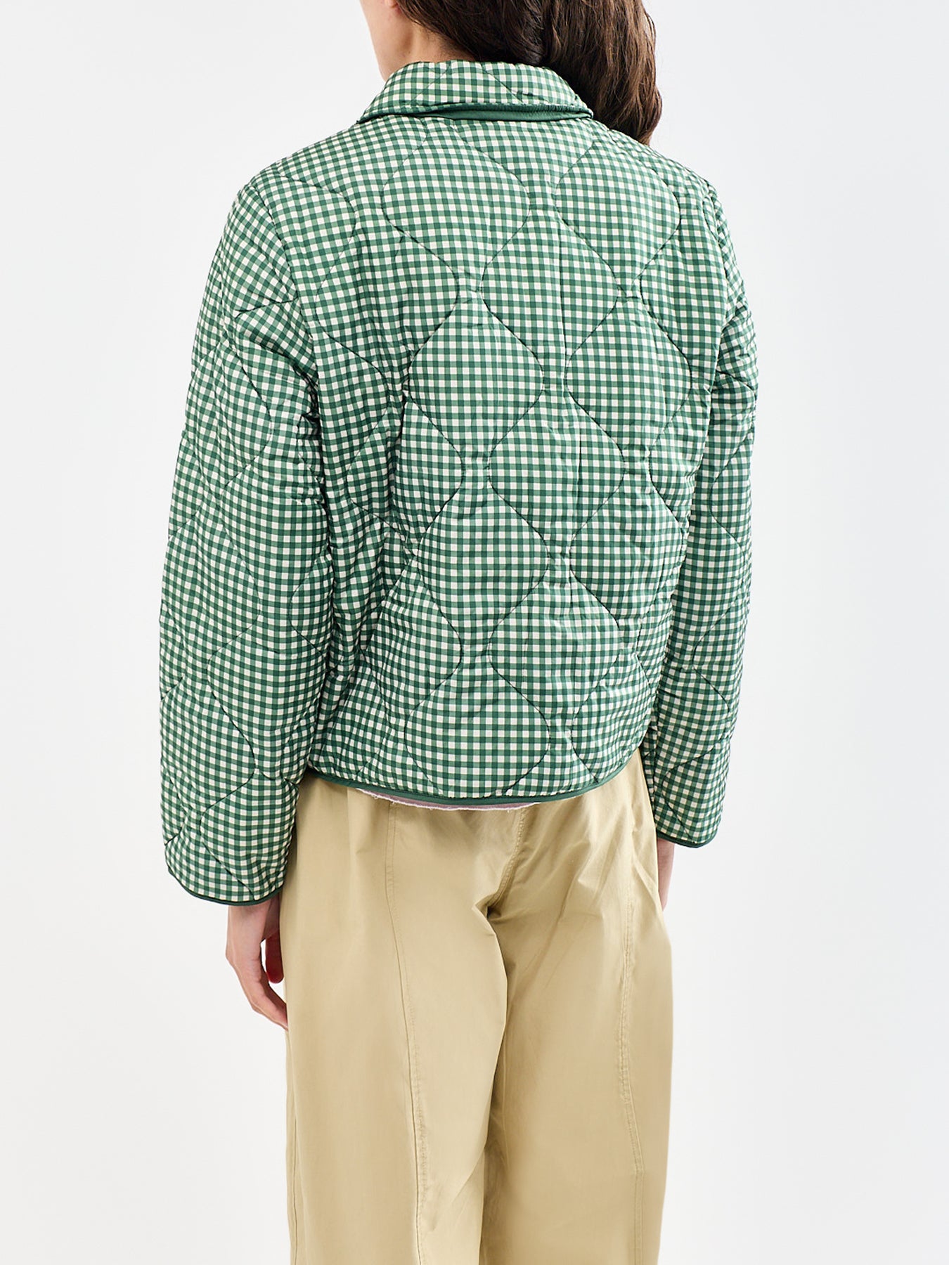 Checked Quilted Jacket