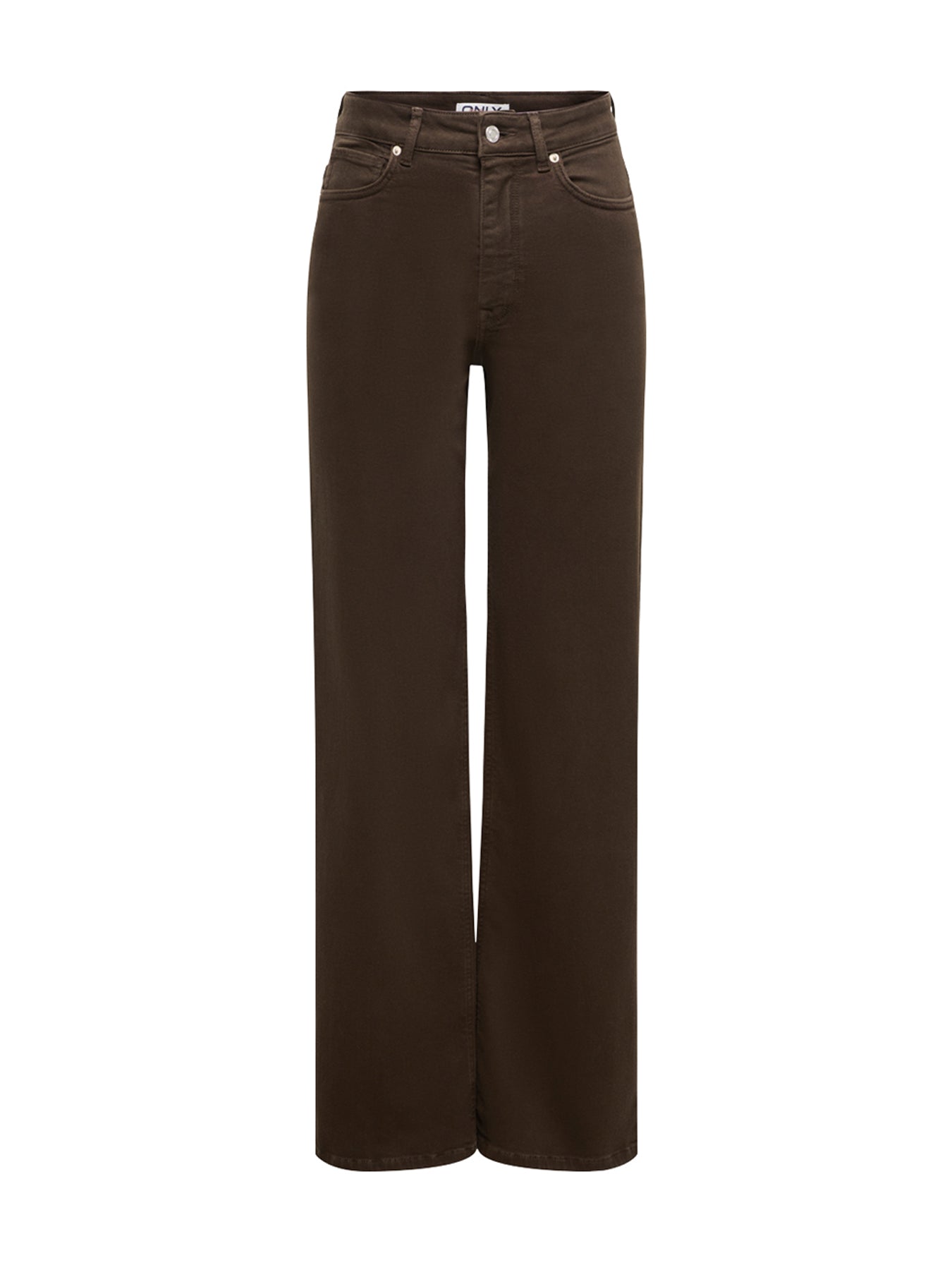Madison Blush High Waist Wide Leg Jeans Brown