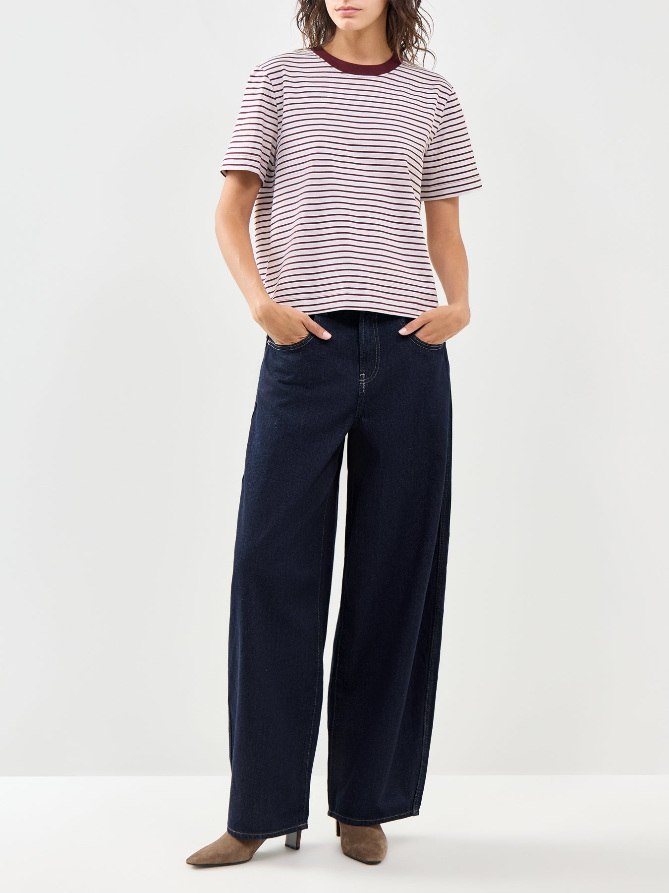 Taylor Barrel Leg Jeans Blue