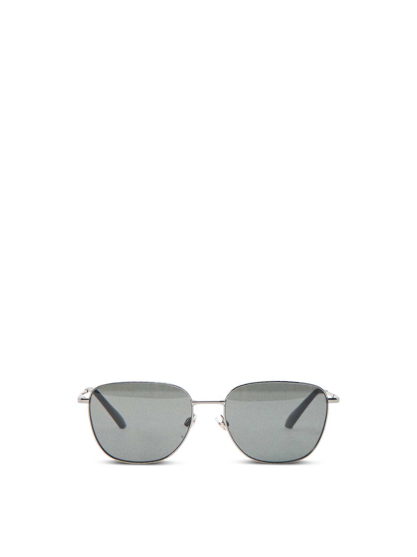 0BE3171 Metal Round Sunglasses Grey