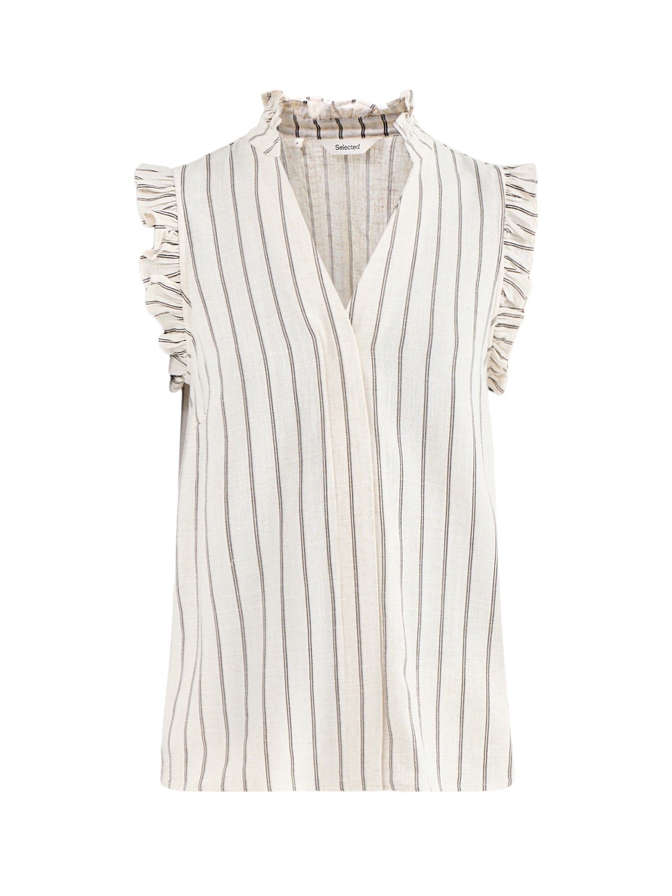 Viva Ruffle Top Beige