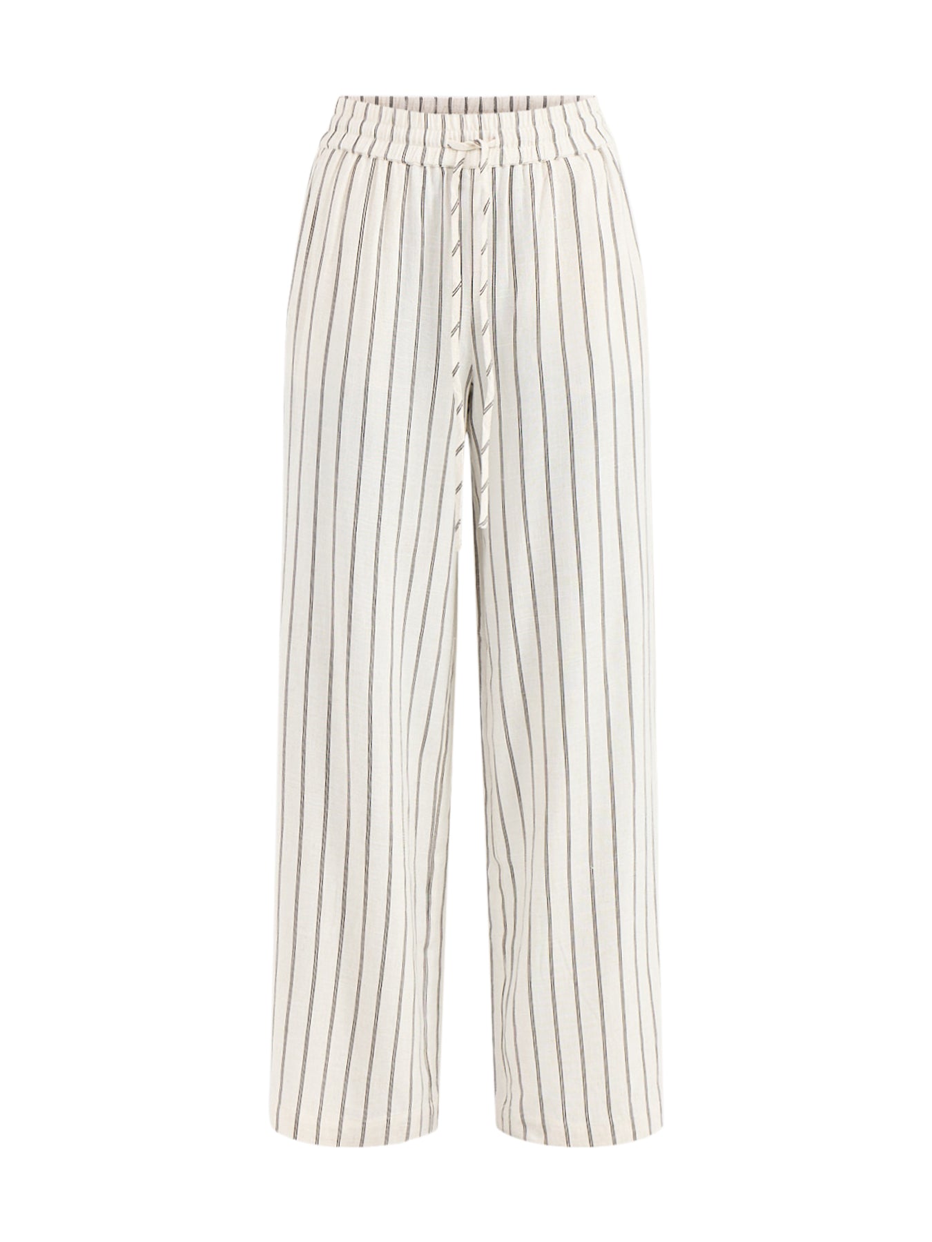 Viva Striped Trousers Beige