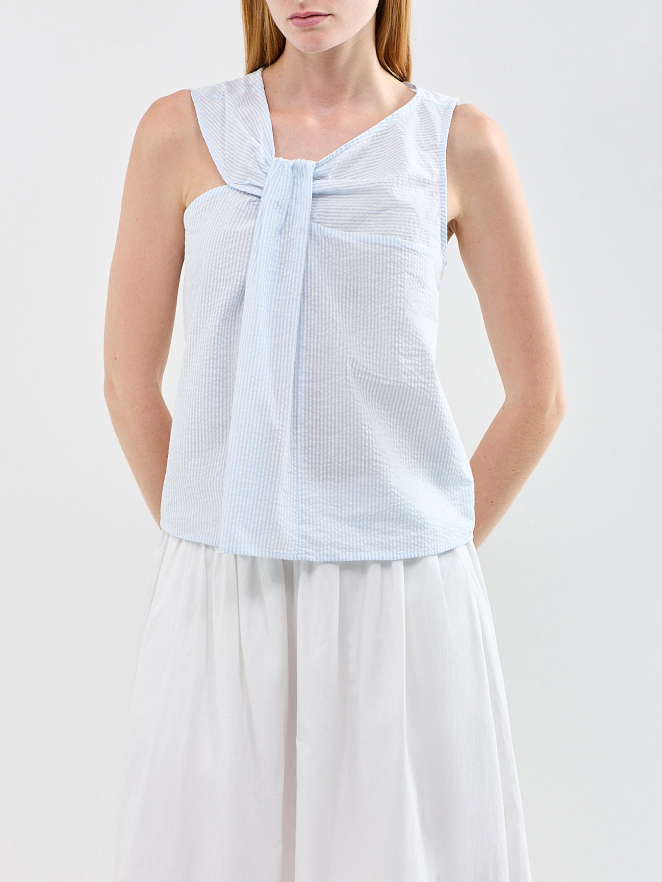 Hannah Twist Top Blue