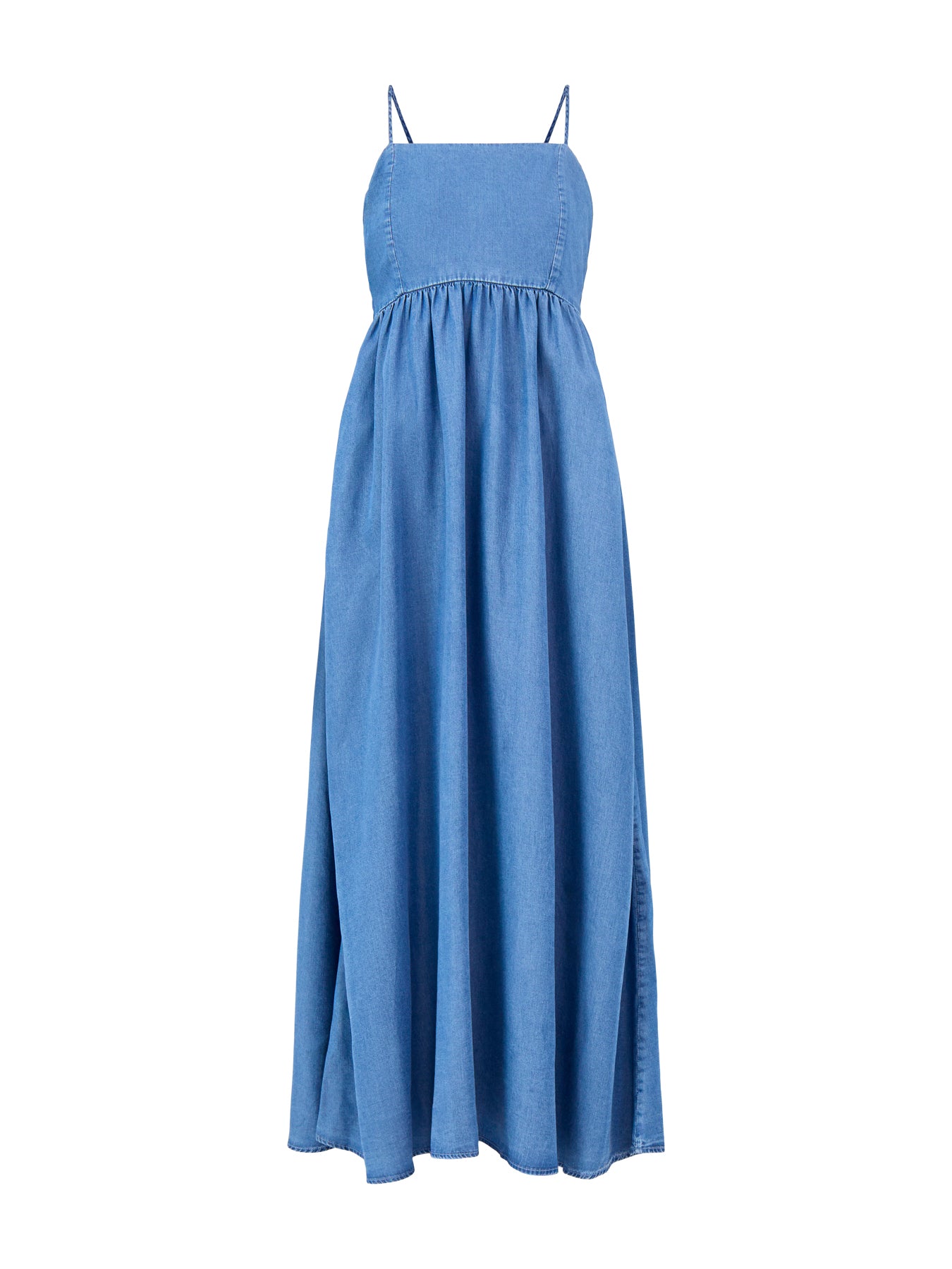 Janna Sleeveless Ankle Dress Blue