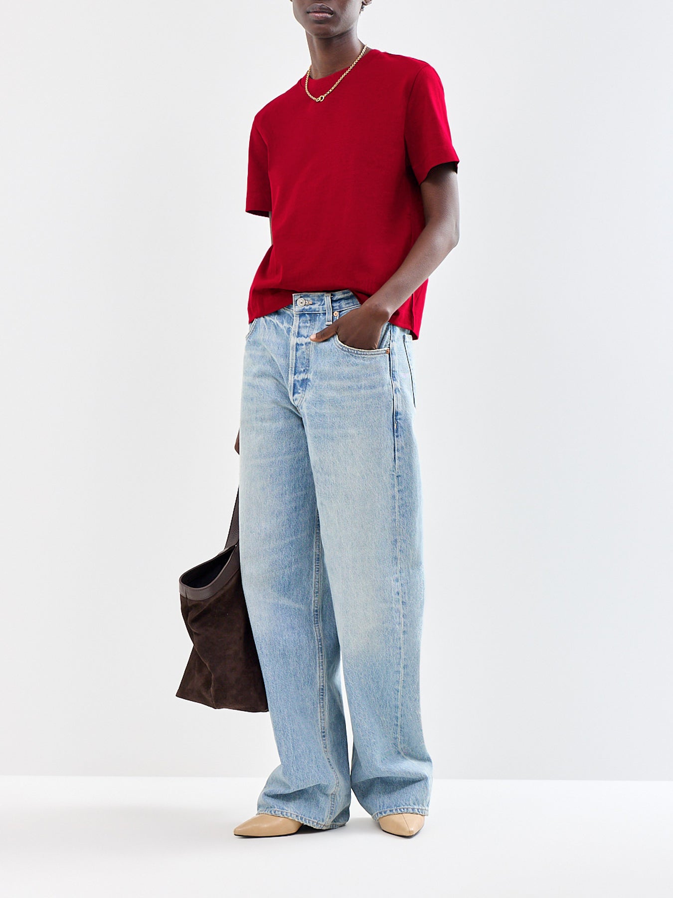 Essential Boxy T-Shirt Red