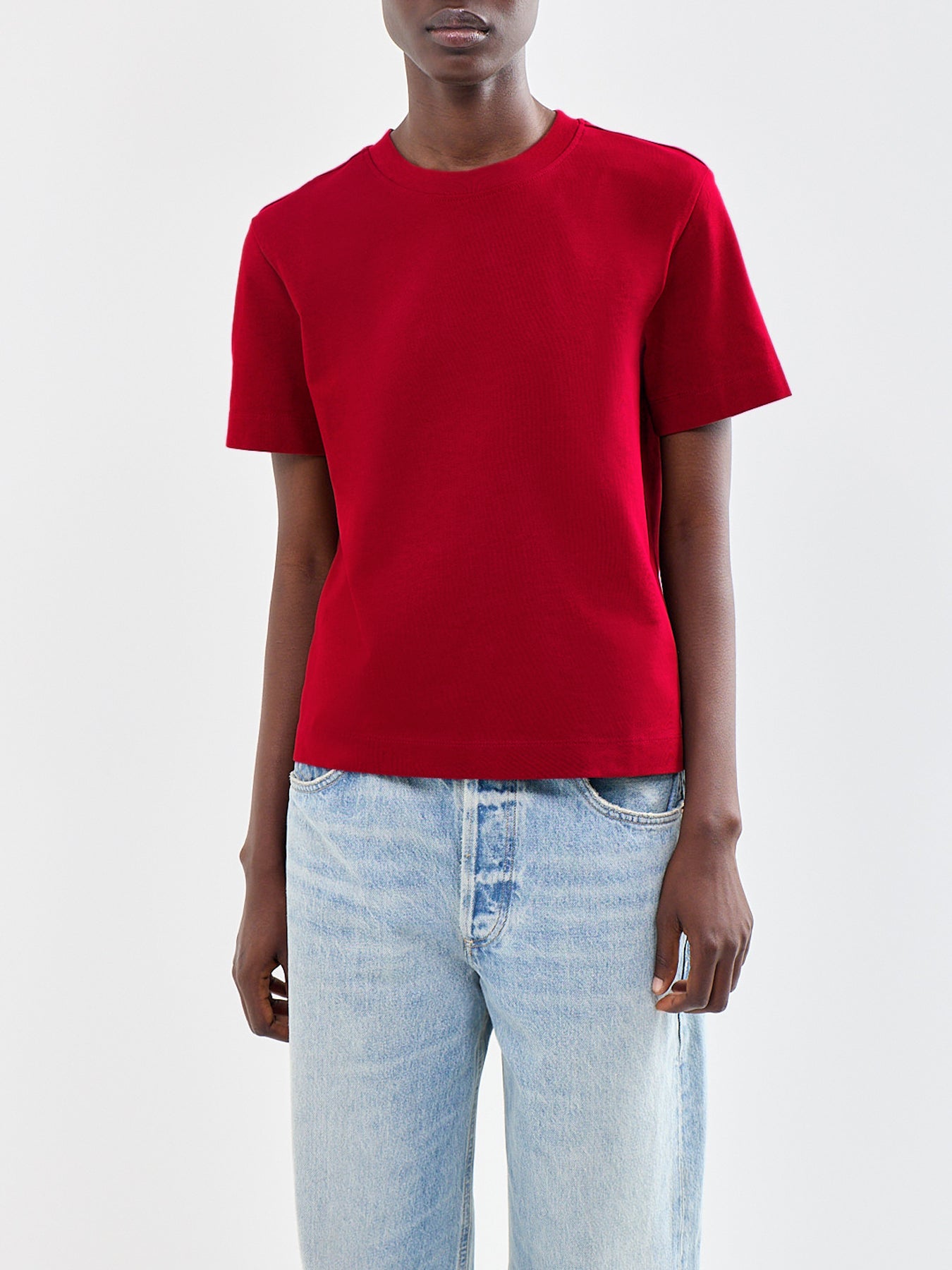Essential Boxy T-Shirt Red