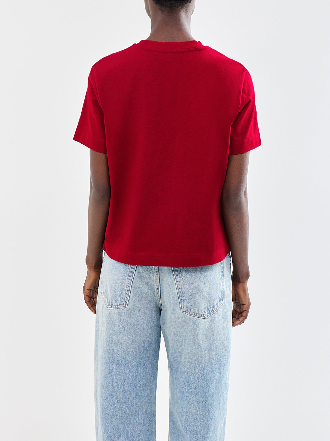 Essential Boxy T-Shirt Red