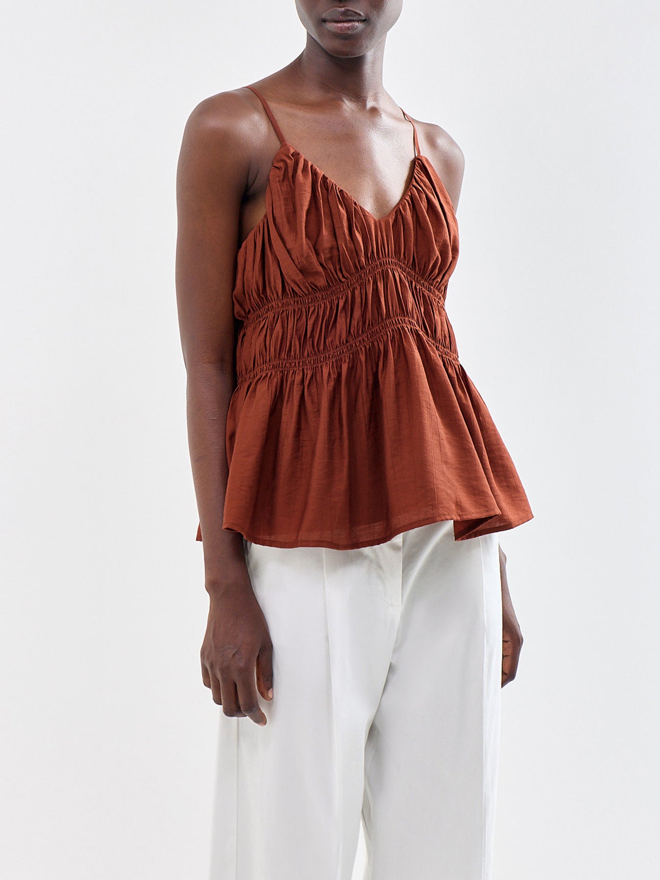 Jackie Strap Top Red