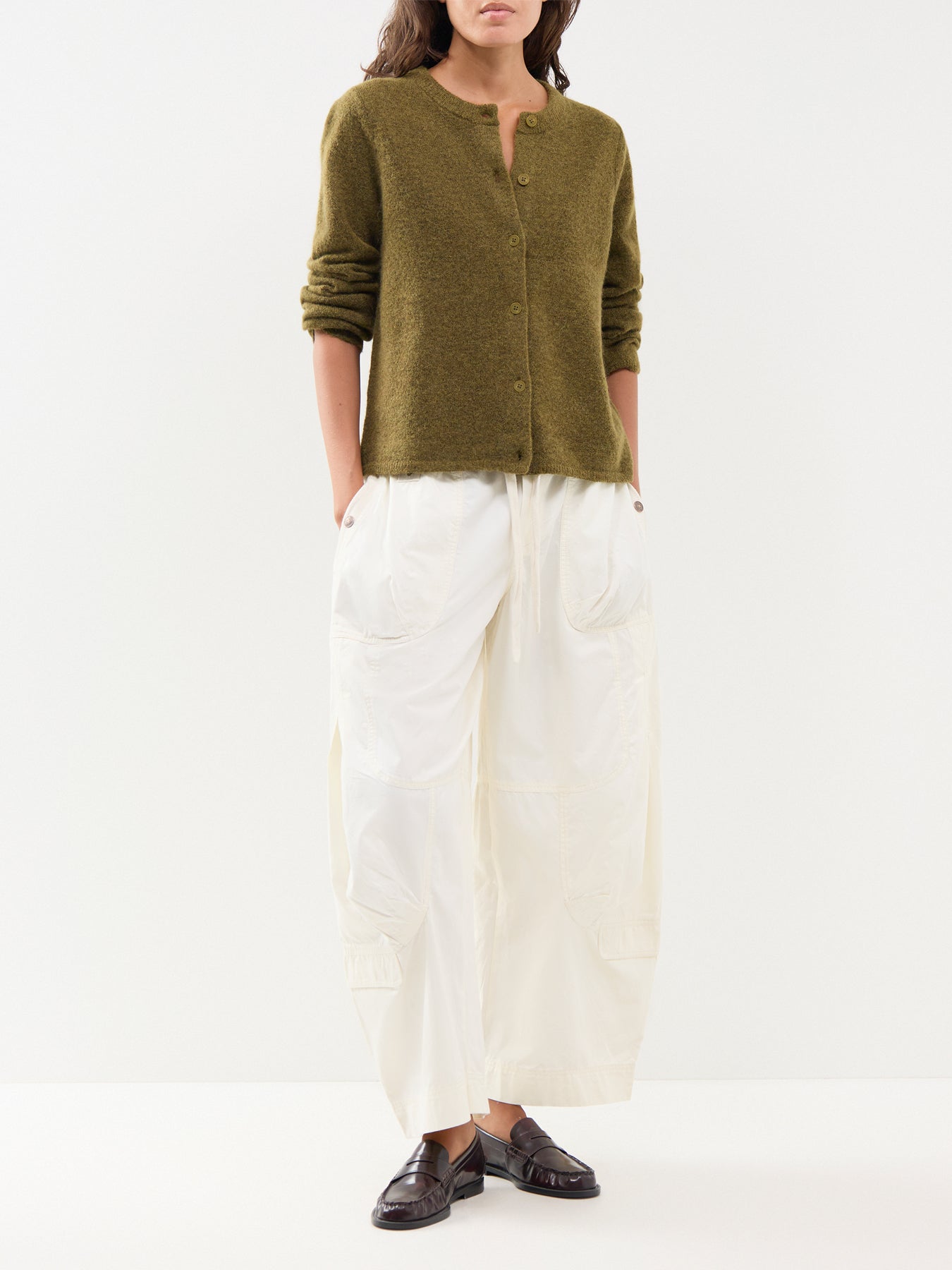 Lulu Knit Cardigan Green