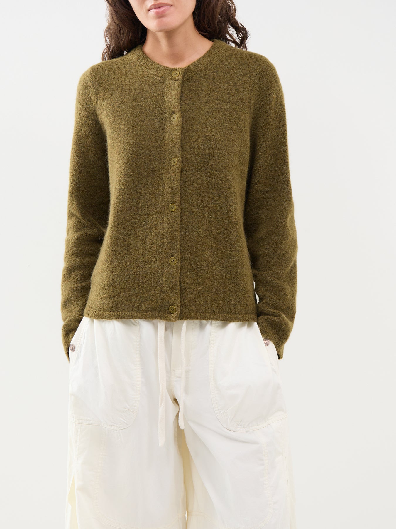 Lulu Knit Cardigan Green