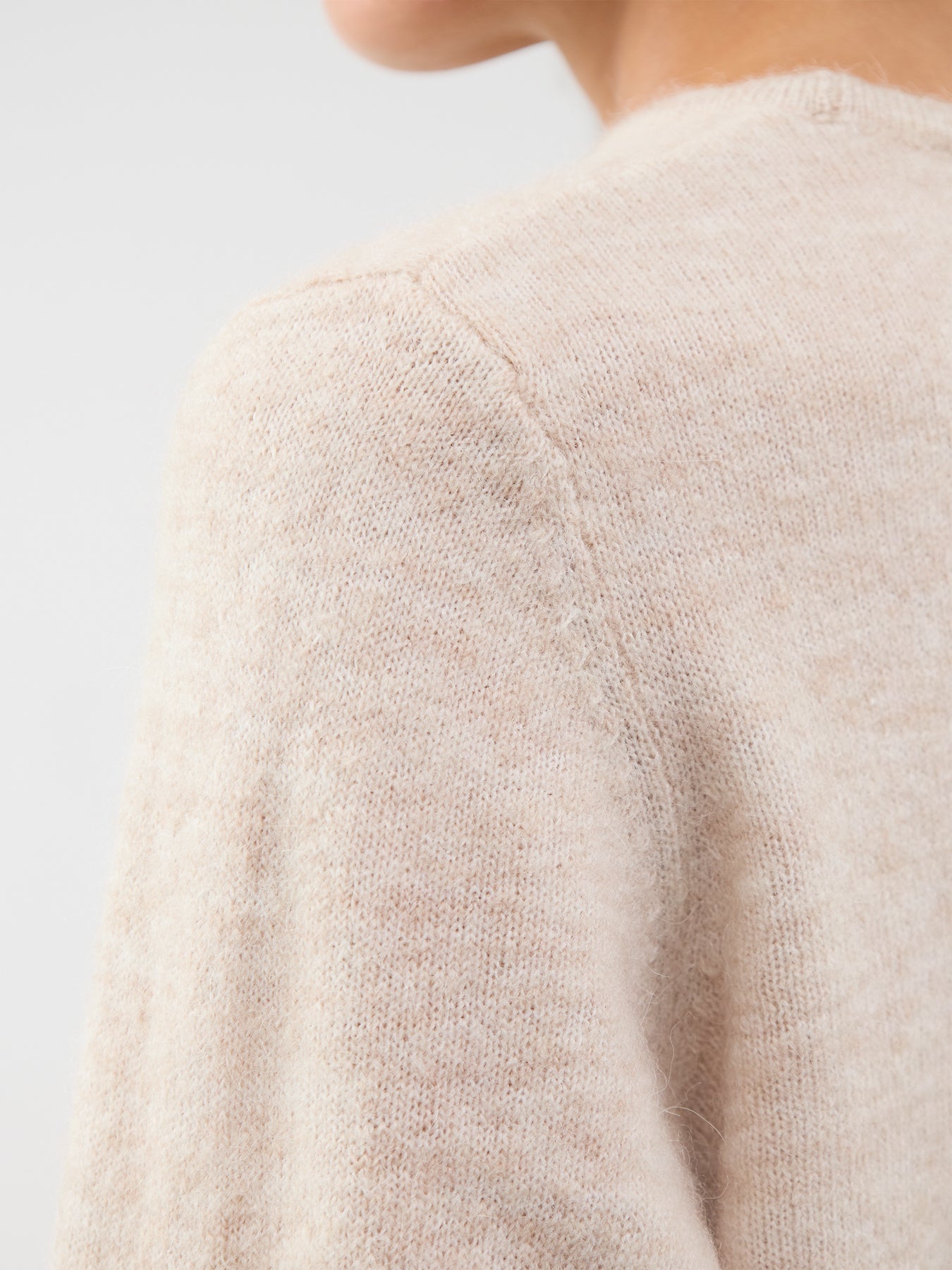 Lulu Crew Neck Jumper Cream