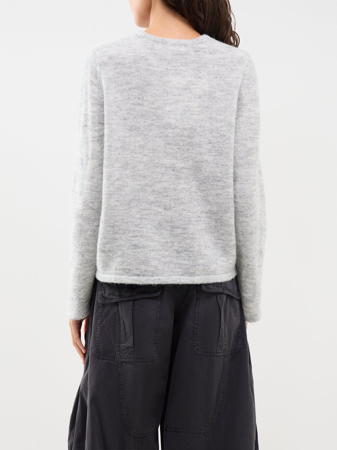 Lulu Crew Neck Jumper Grey