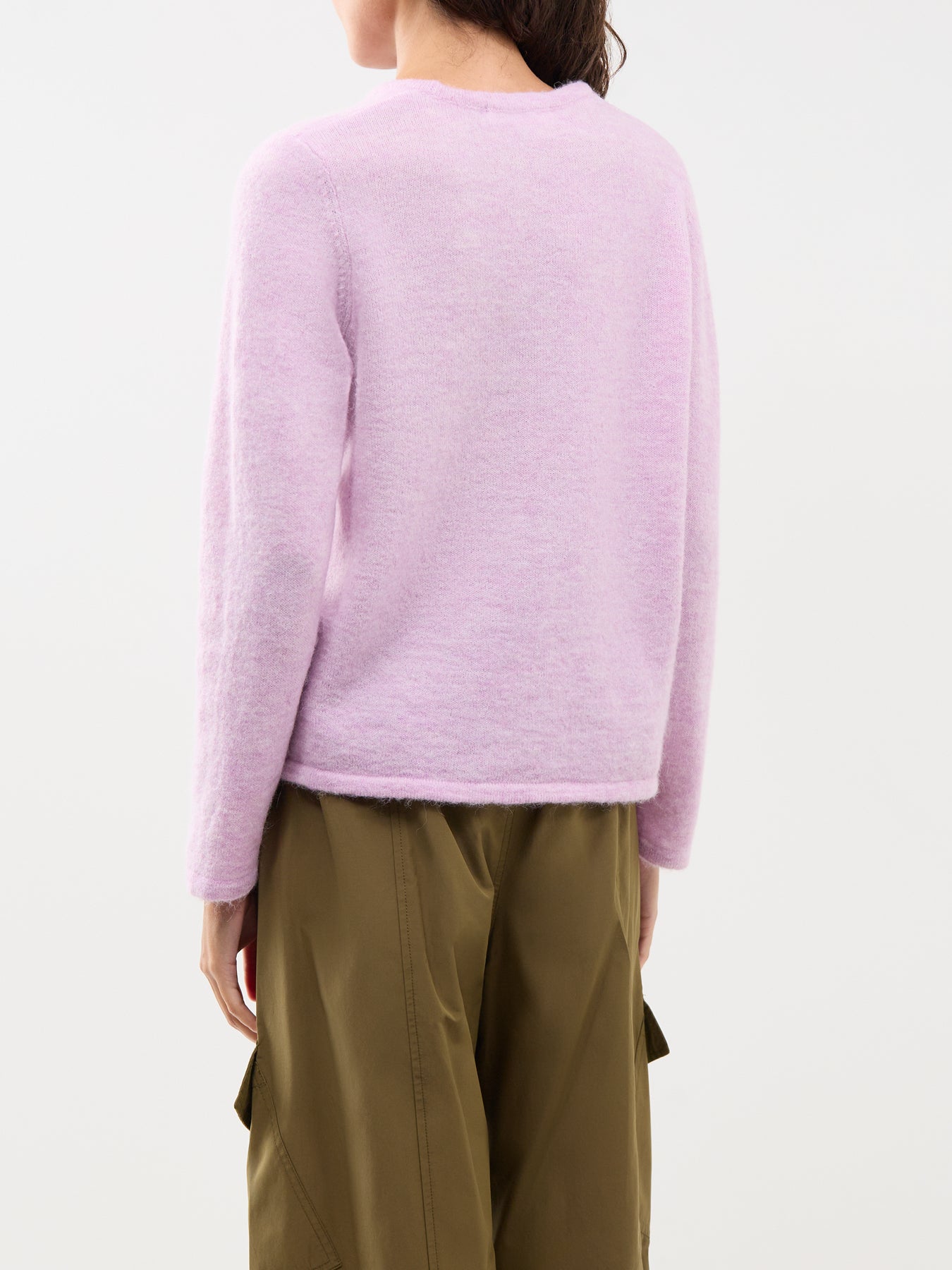 Lulu Crew Neck Jumper Lilac