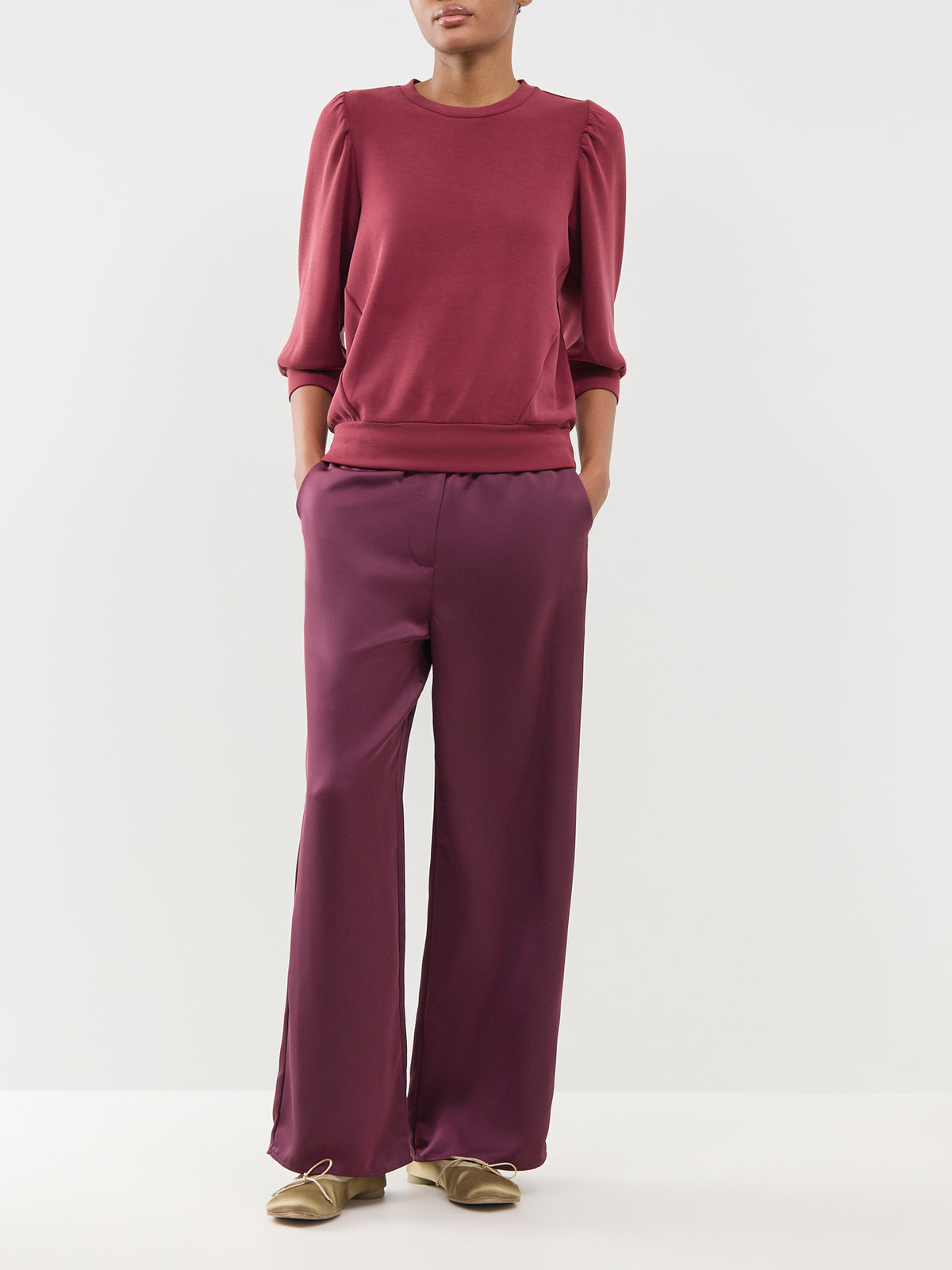 TENCEL™ Modal Tenny Three-Quarter Sleeve Sweatshirt