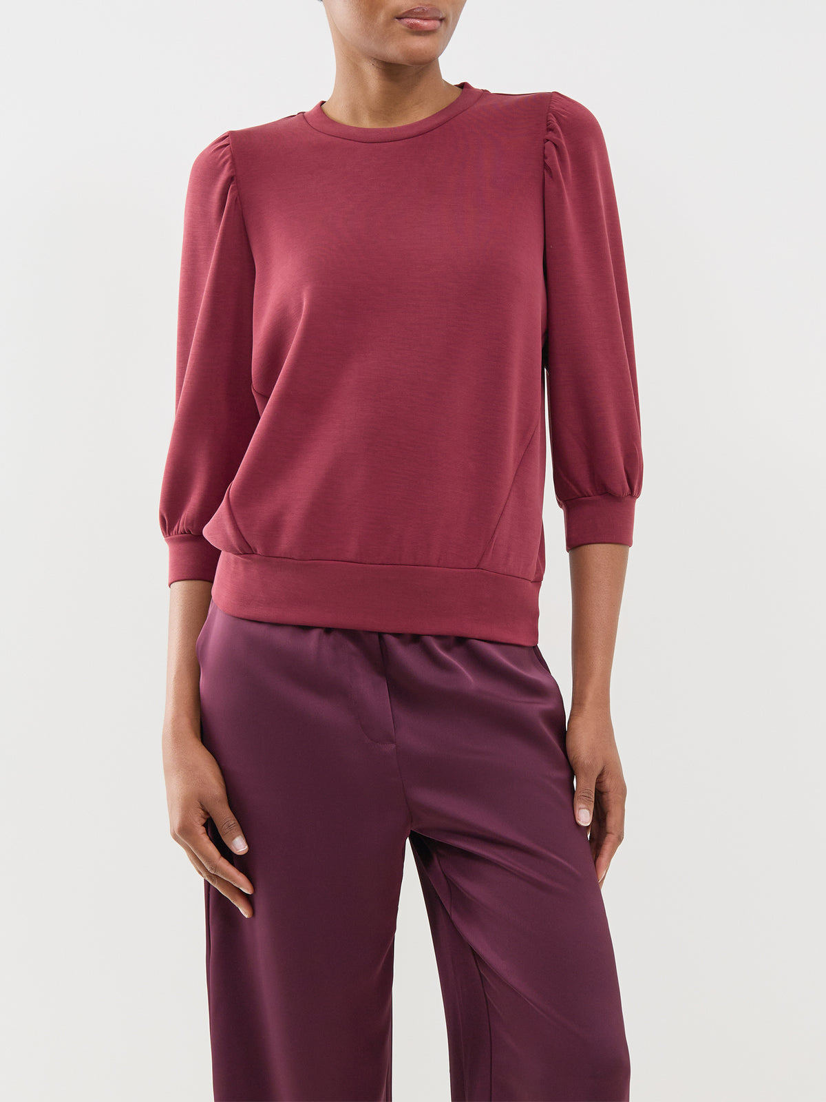 TENCEL™ Modal Tenny Three-Quarter Sleeve Sweatshirt