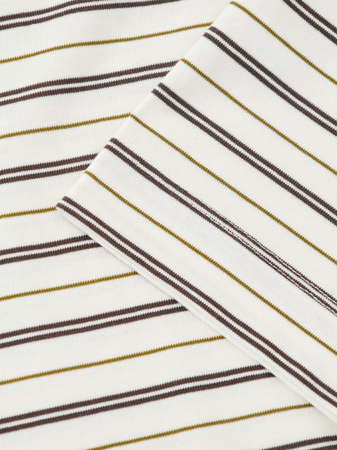 Essential Striped Boxy T-Shirt Brown
