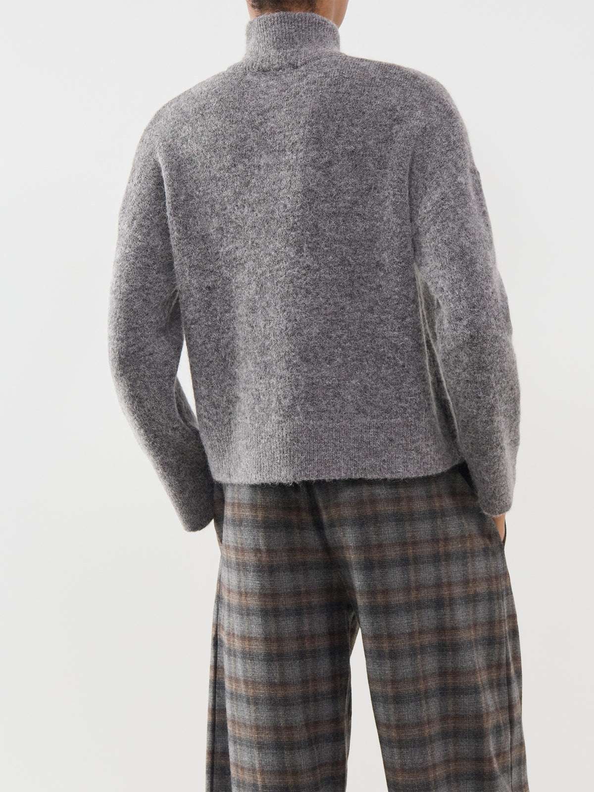 Wool & Alpaca Blend Sia Zip Cardigan
