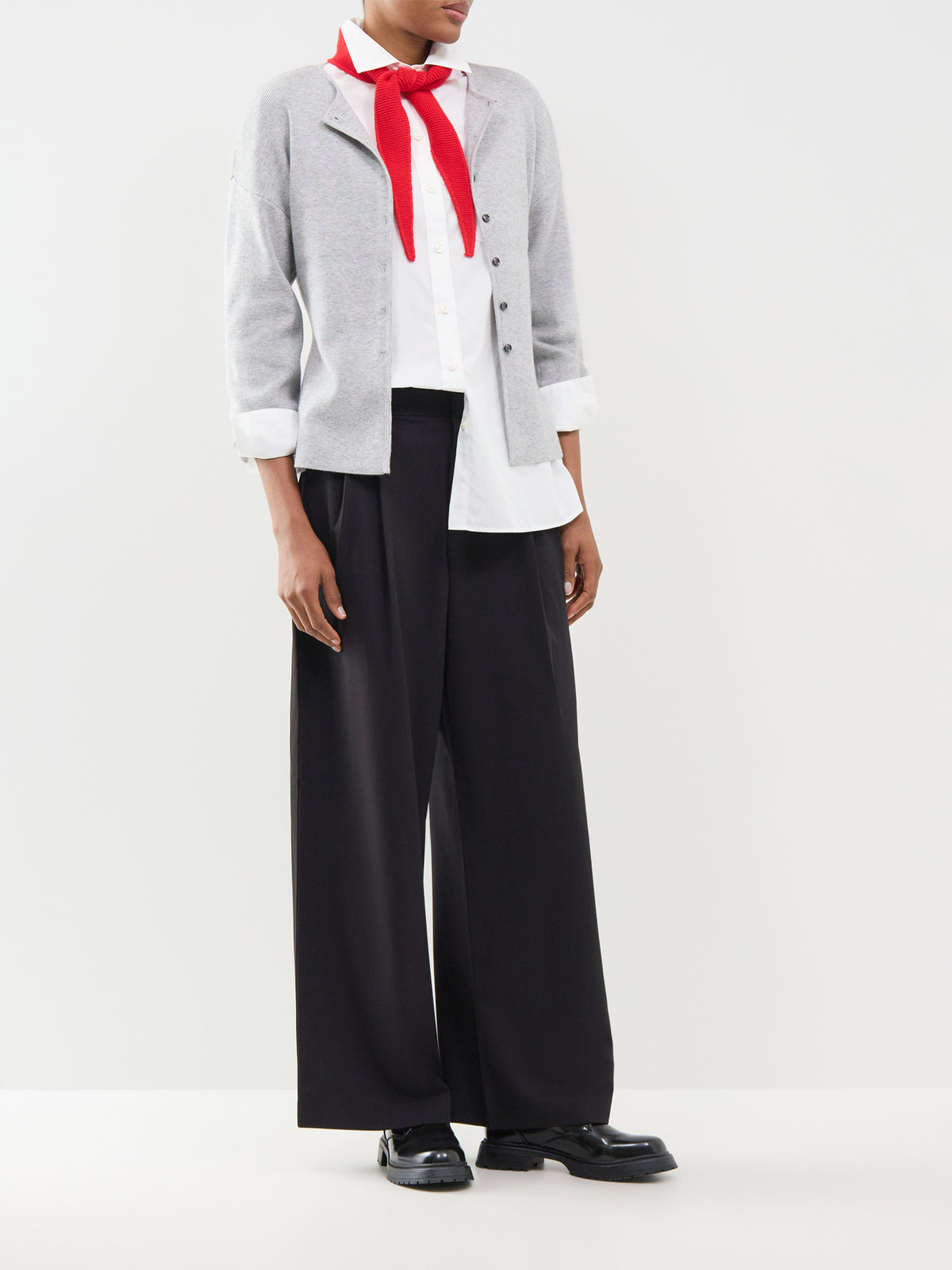 Organic Cotton Dannie Oversized Long-Sleeved Shirt