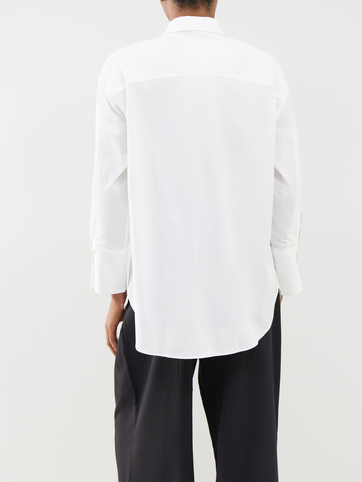 Organic Cotton Dannie Oversized Long-Sleeved Shirt