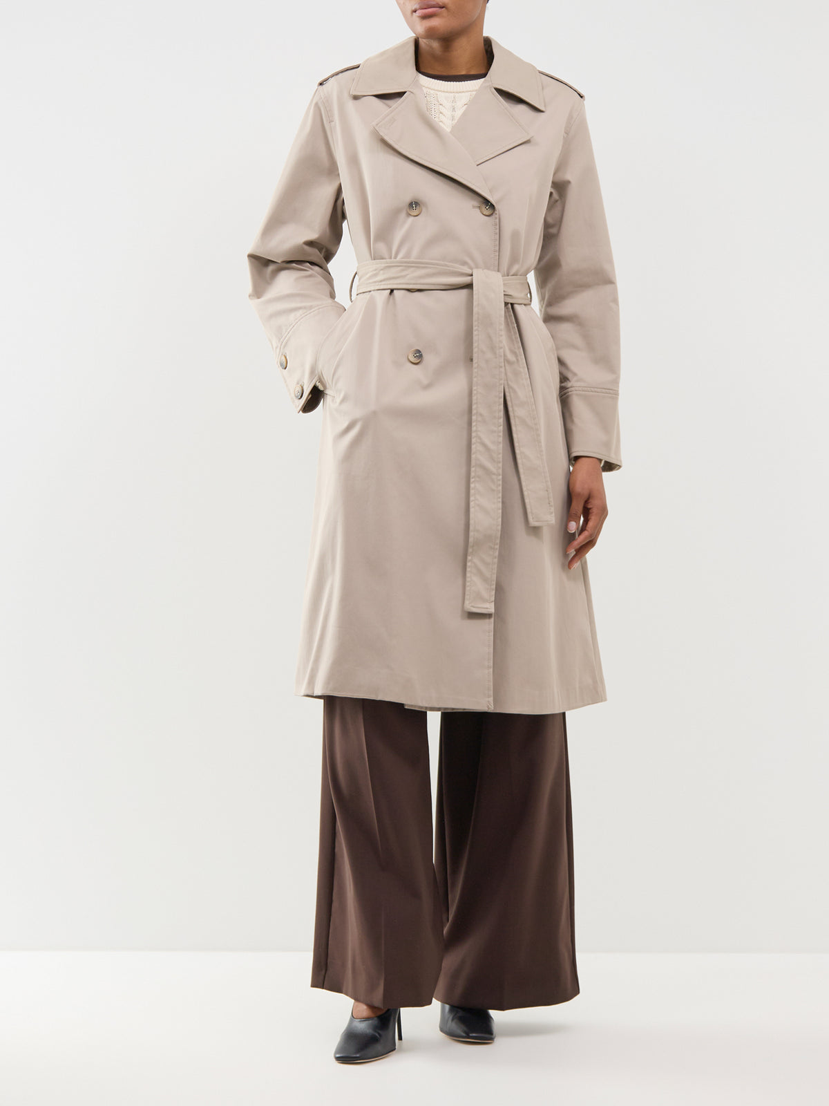 Organic Cotton Blend Kensington Trench Coat